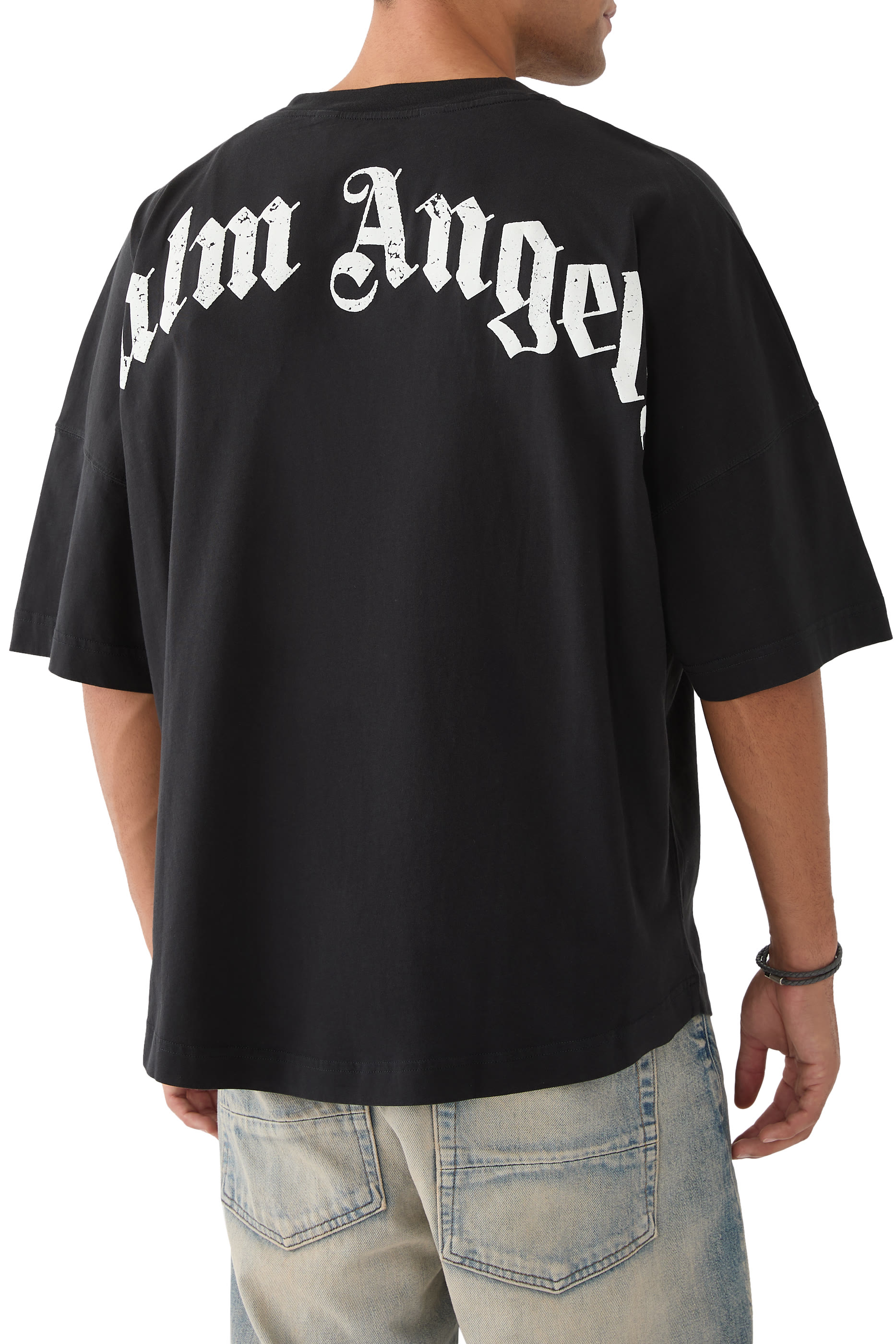 Curved Logo Oversized T-Shirt