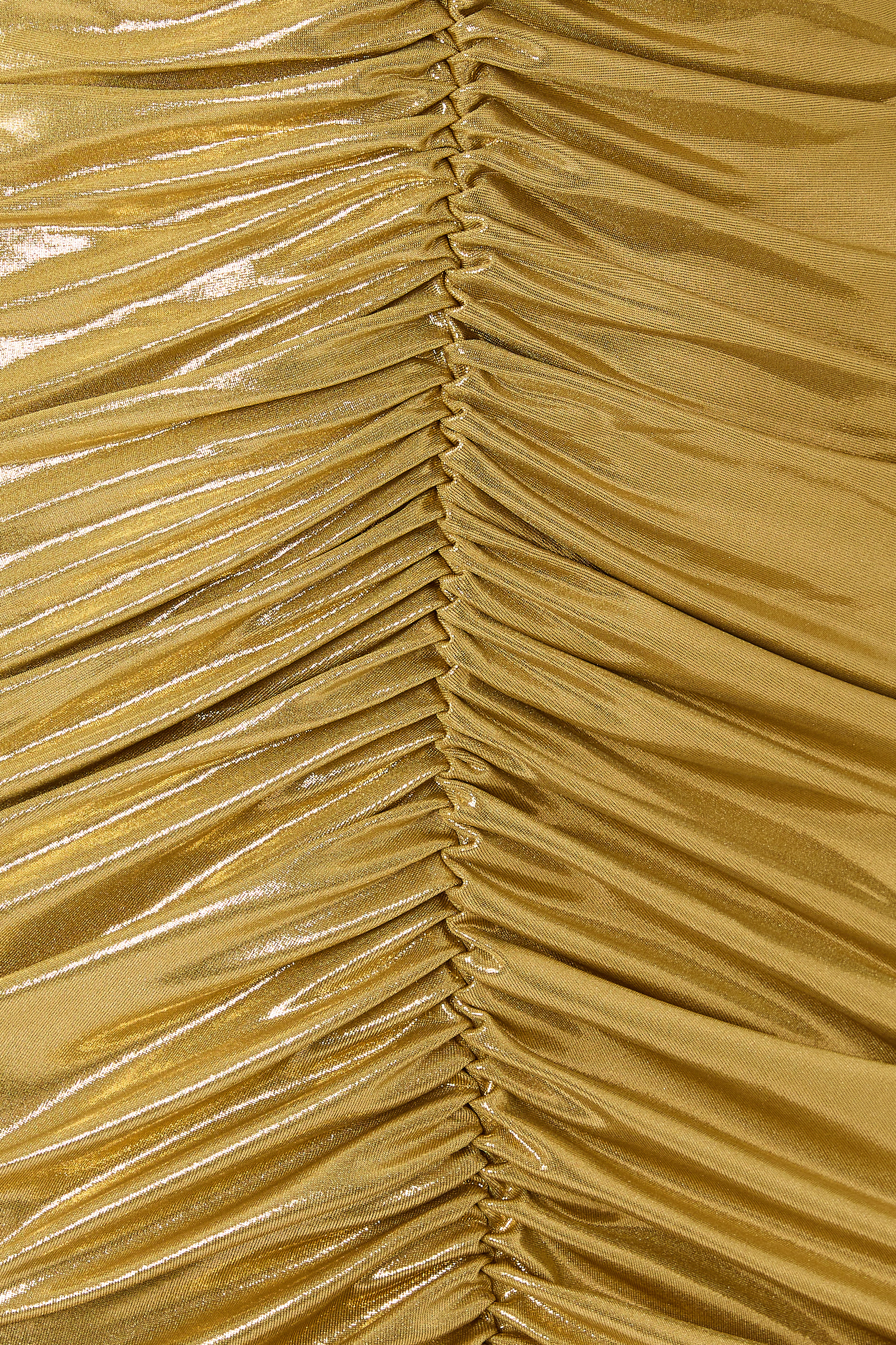  Shirred Front Fishtail Gown