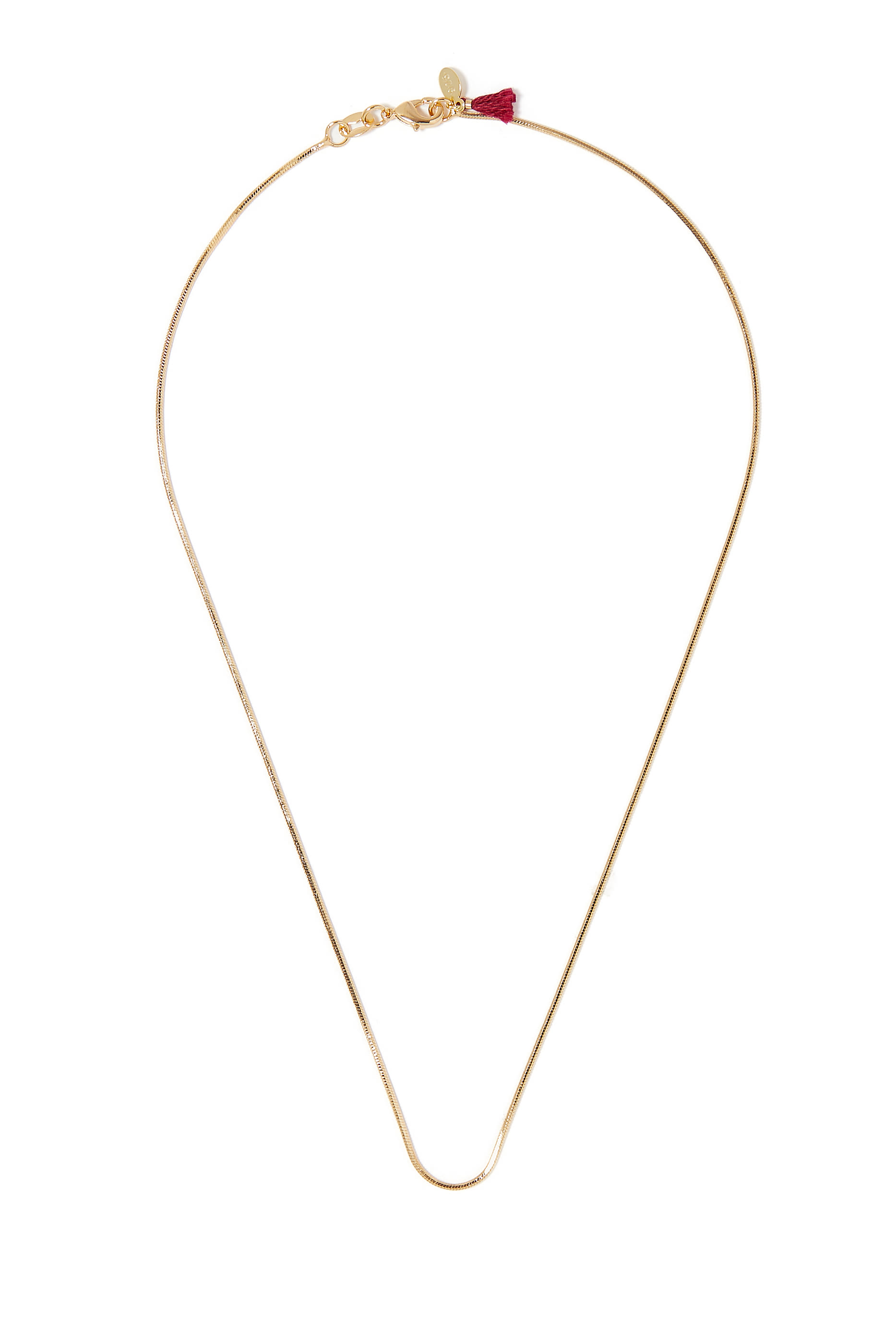 Petite Lady Necklace, 14k Vermeil Gold & Sterling Silver