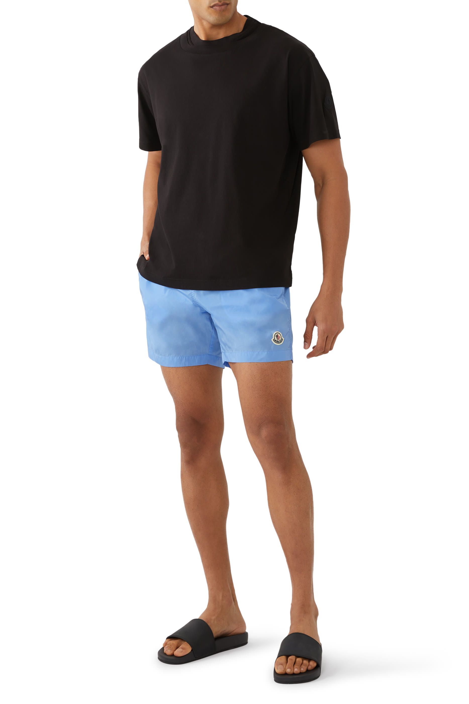 Logo Patch Swim Shorts