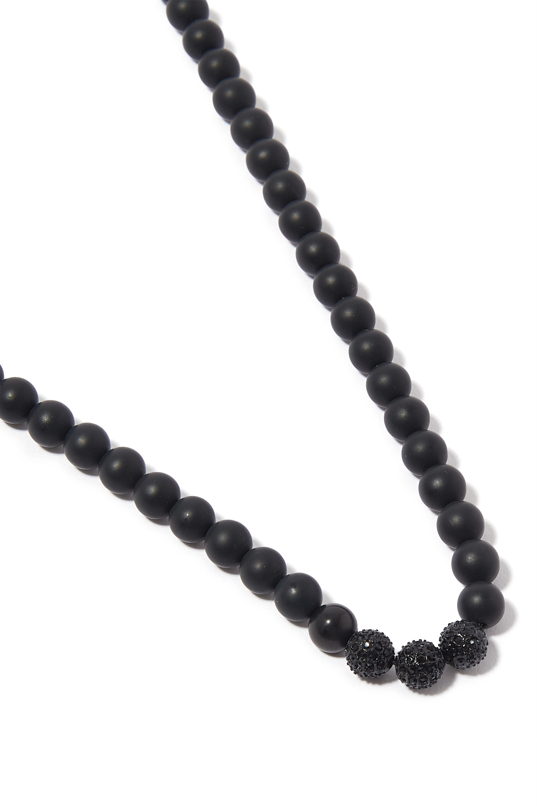 Onyx Beaded Necklace