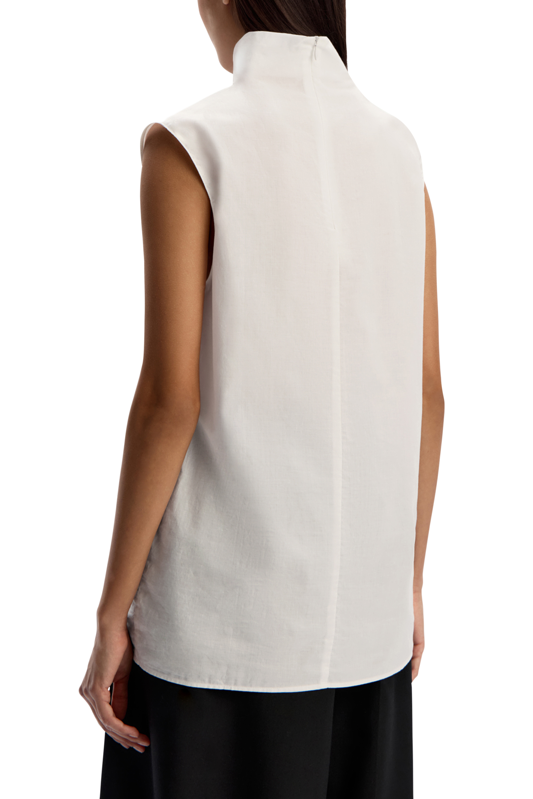 Sleeveless Turtleneck Top