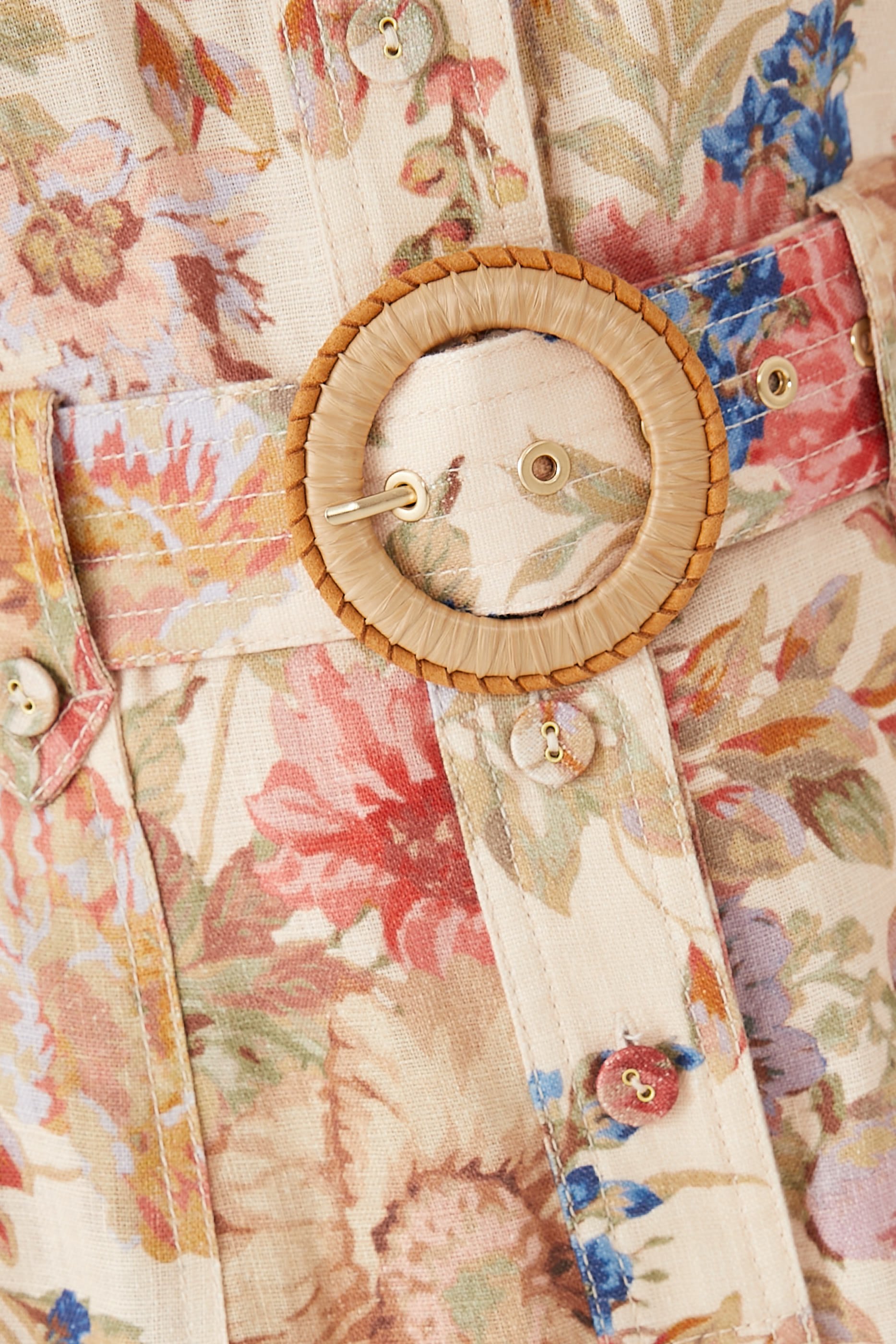 August Belted Mini Dress