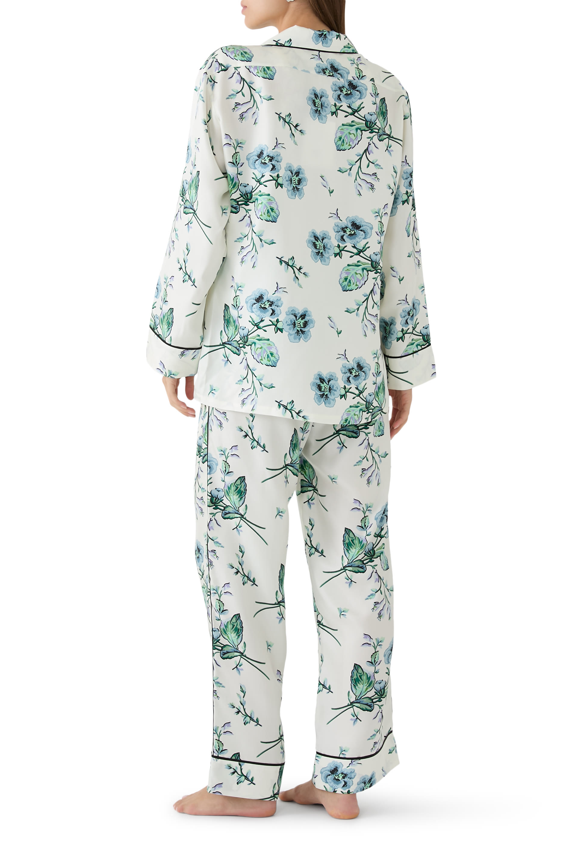 Yves Caldwell Floral Pajama Set
