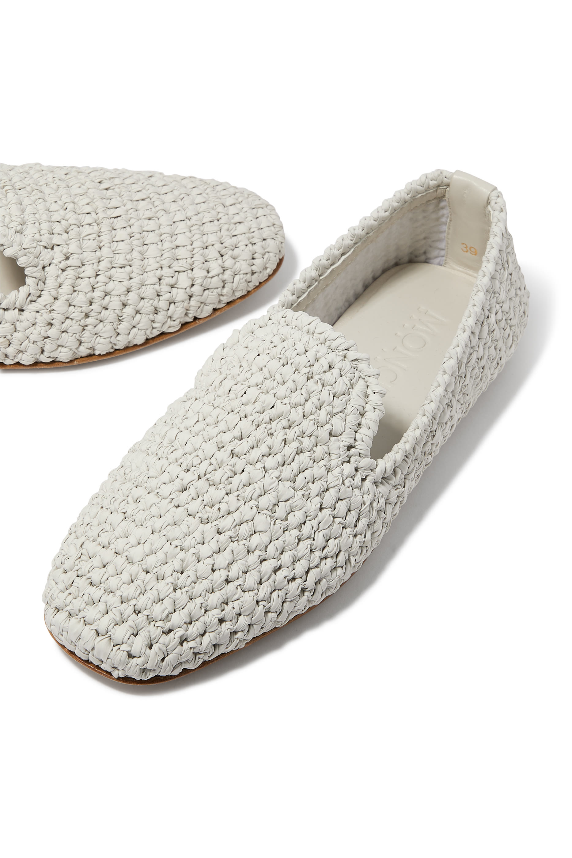  Woven Leather Loafers