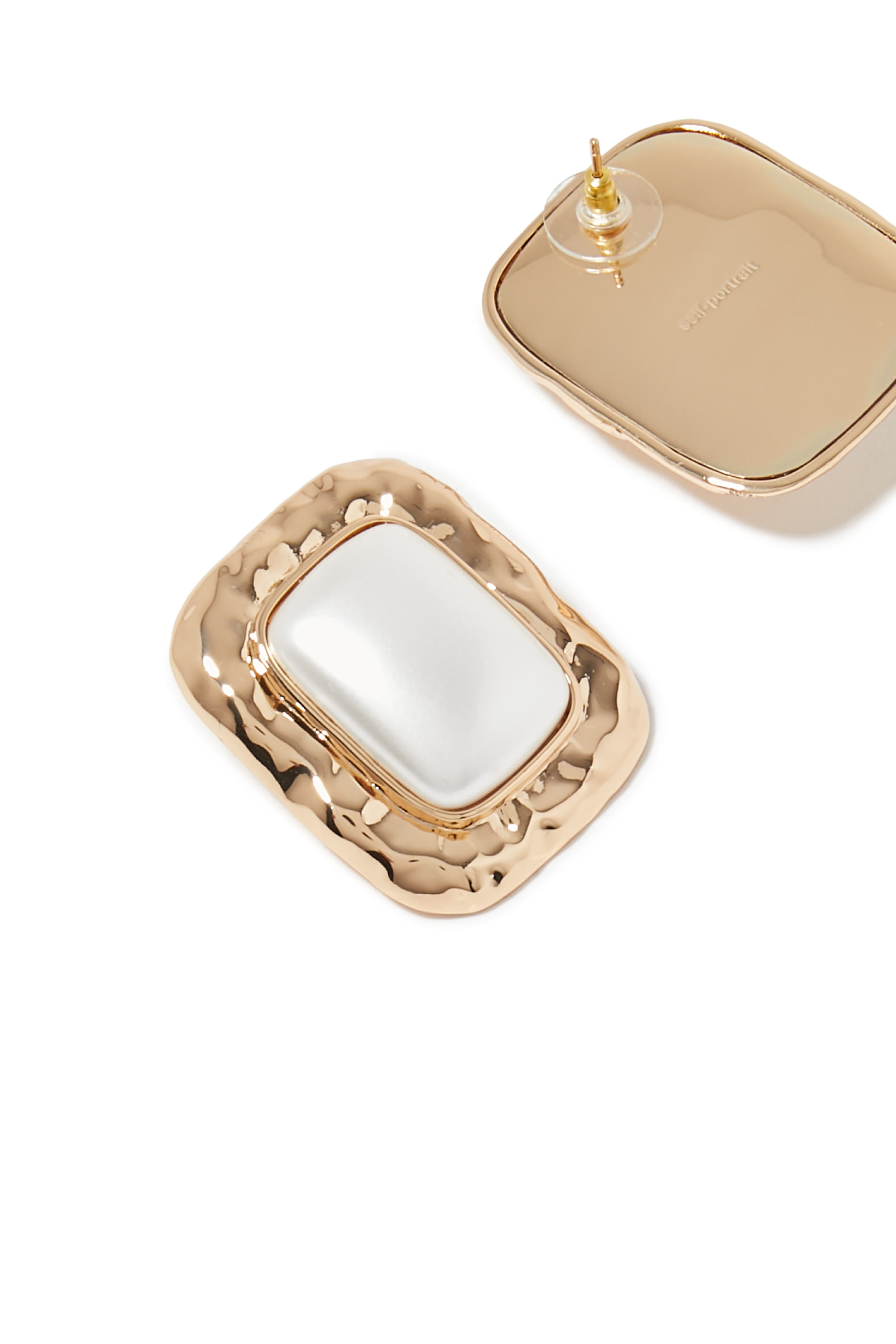 Mottled Pearl Earrings