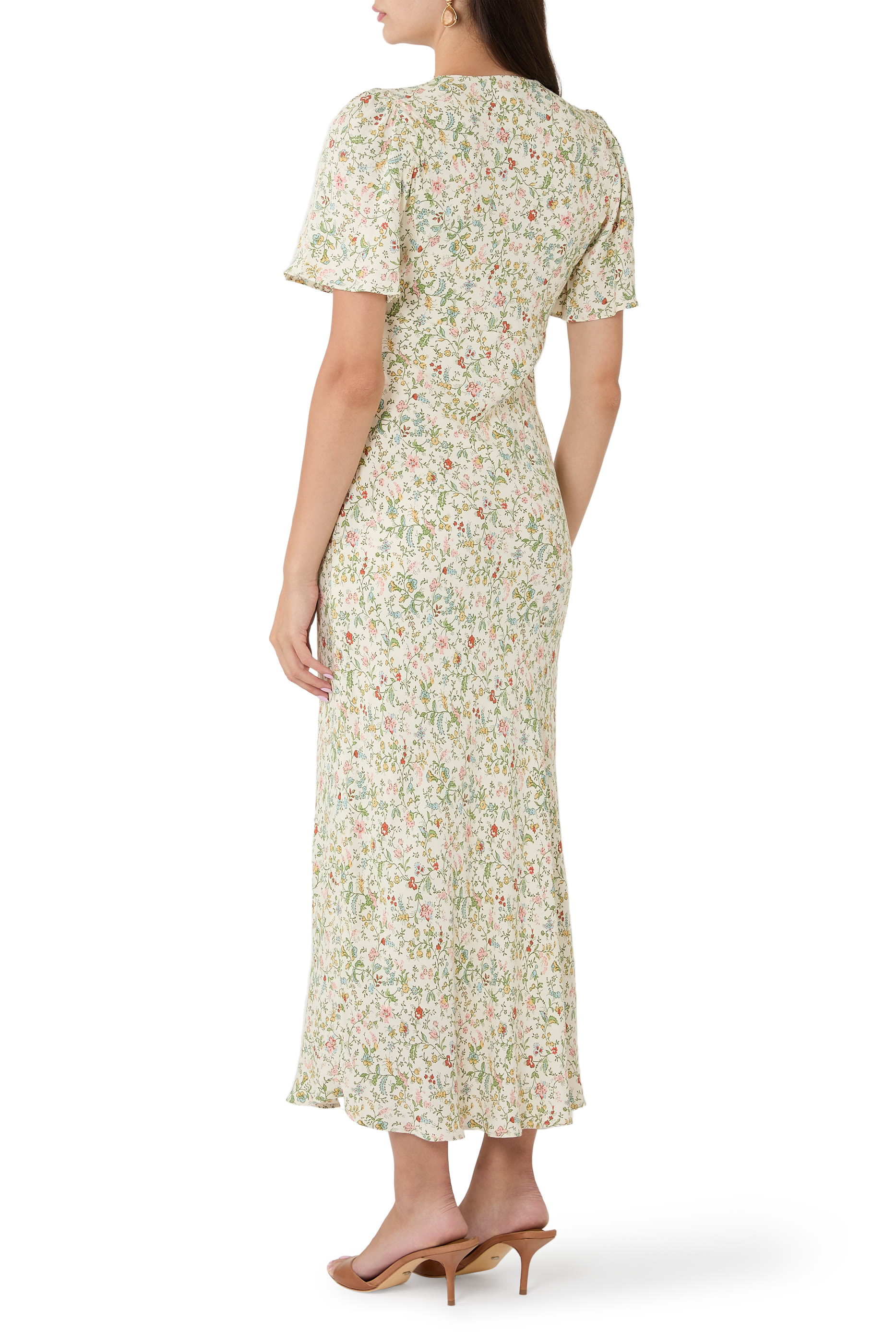 Tyra Floral Midi Dress