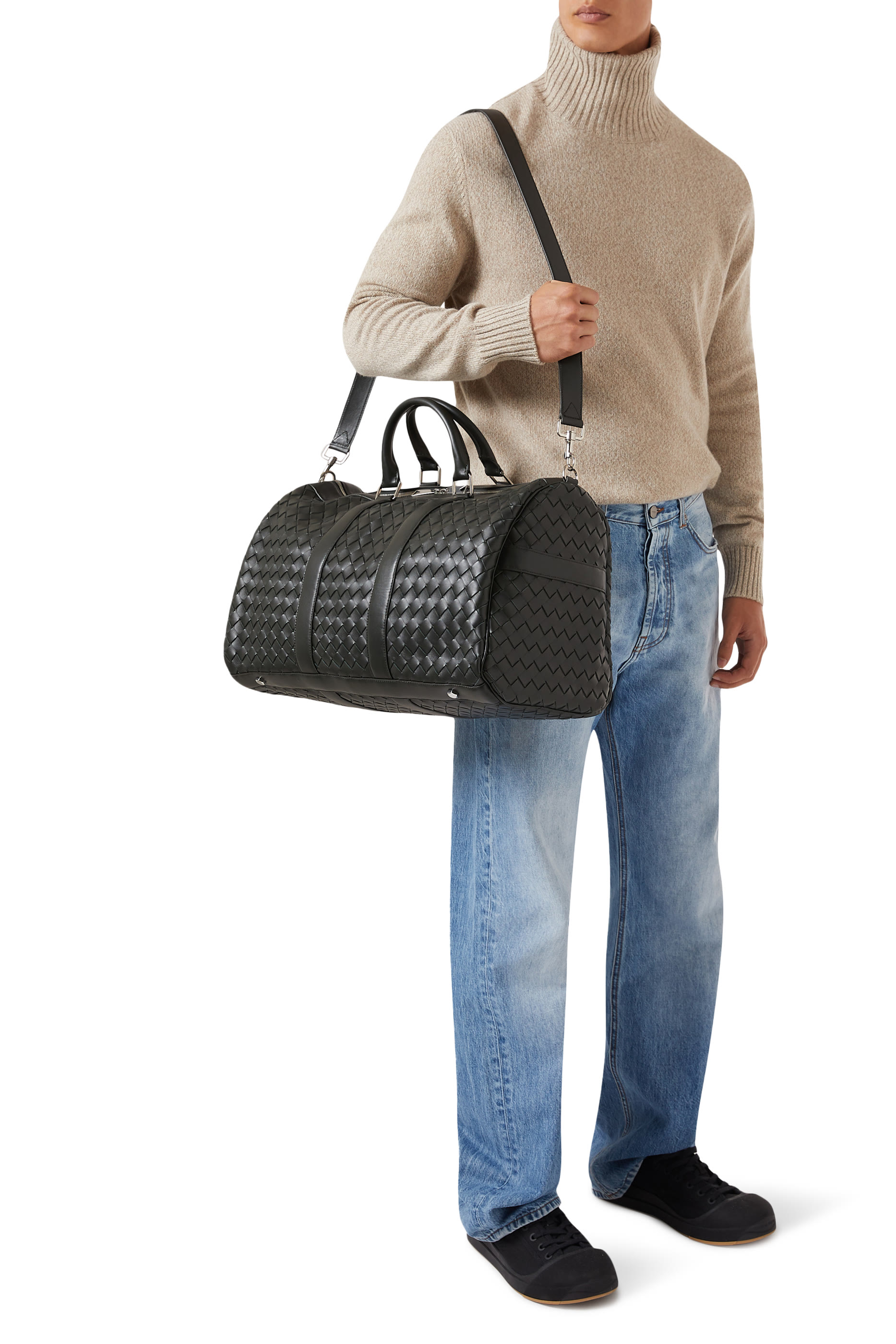 Medium Intrecciato Duffle Bag