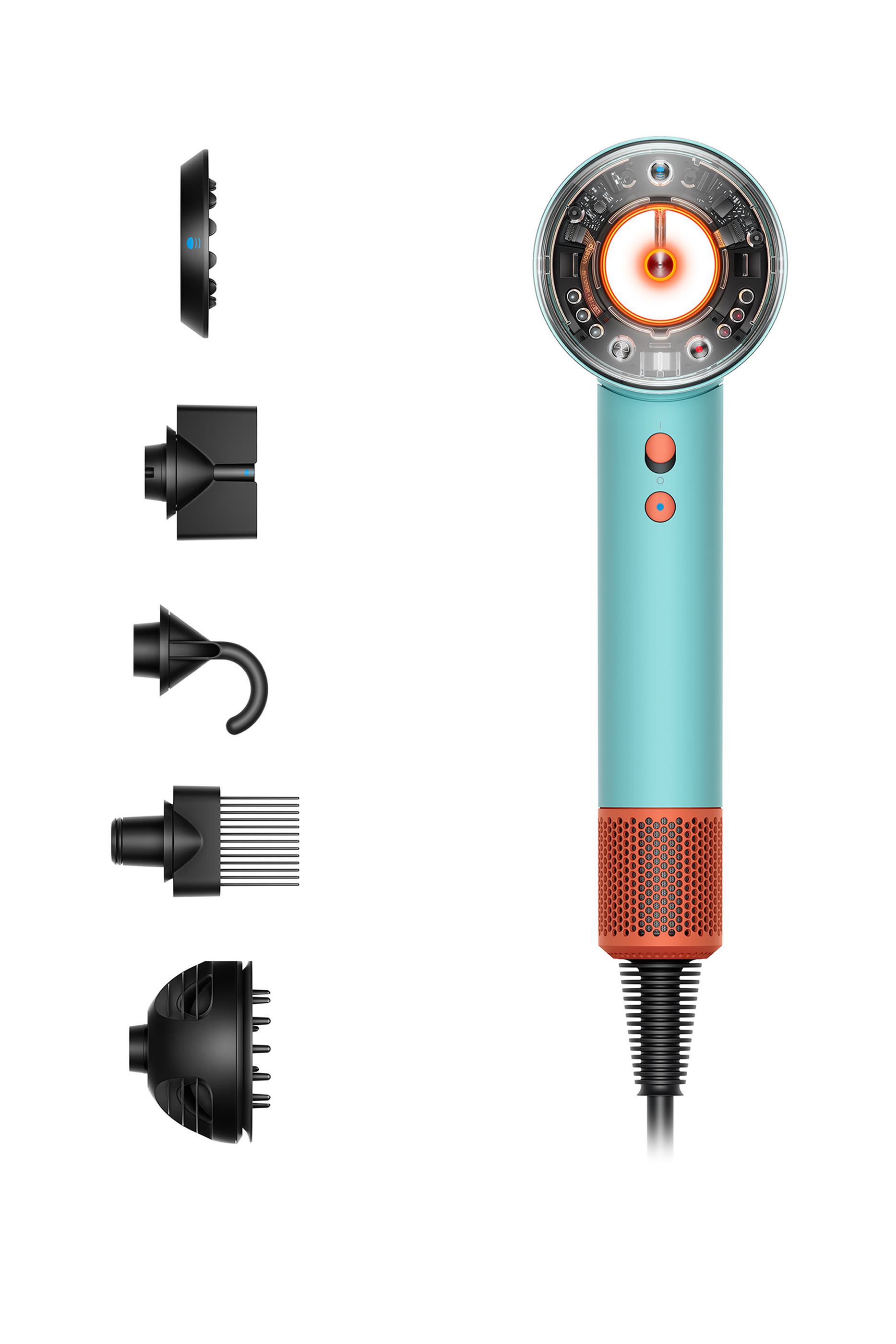 Supersonic Nural™ Hair Dryer (Ceramic Patina/Topaz)