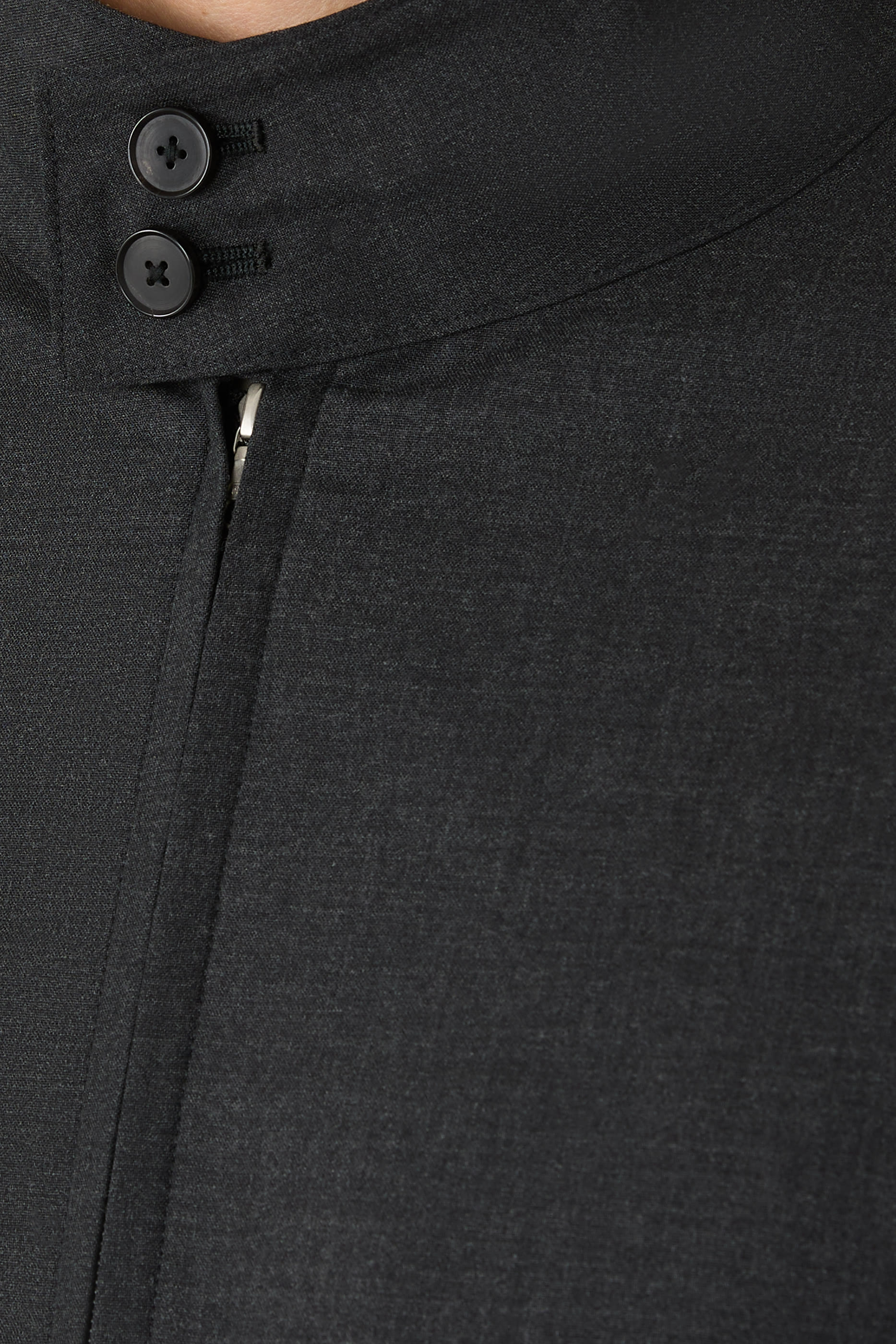 Ultra Fine Tropical Wool Zip Blouson