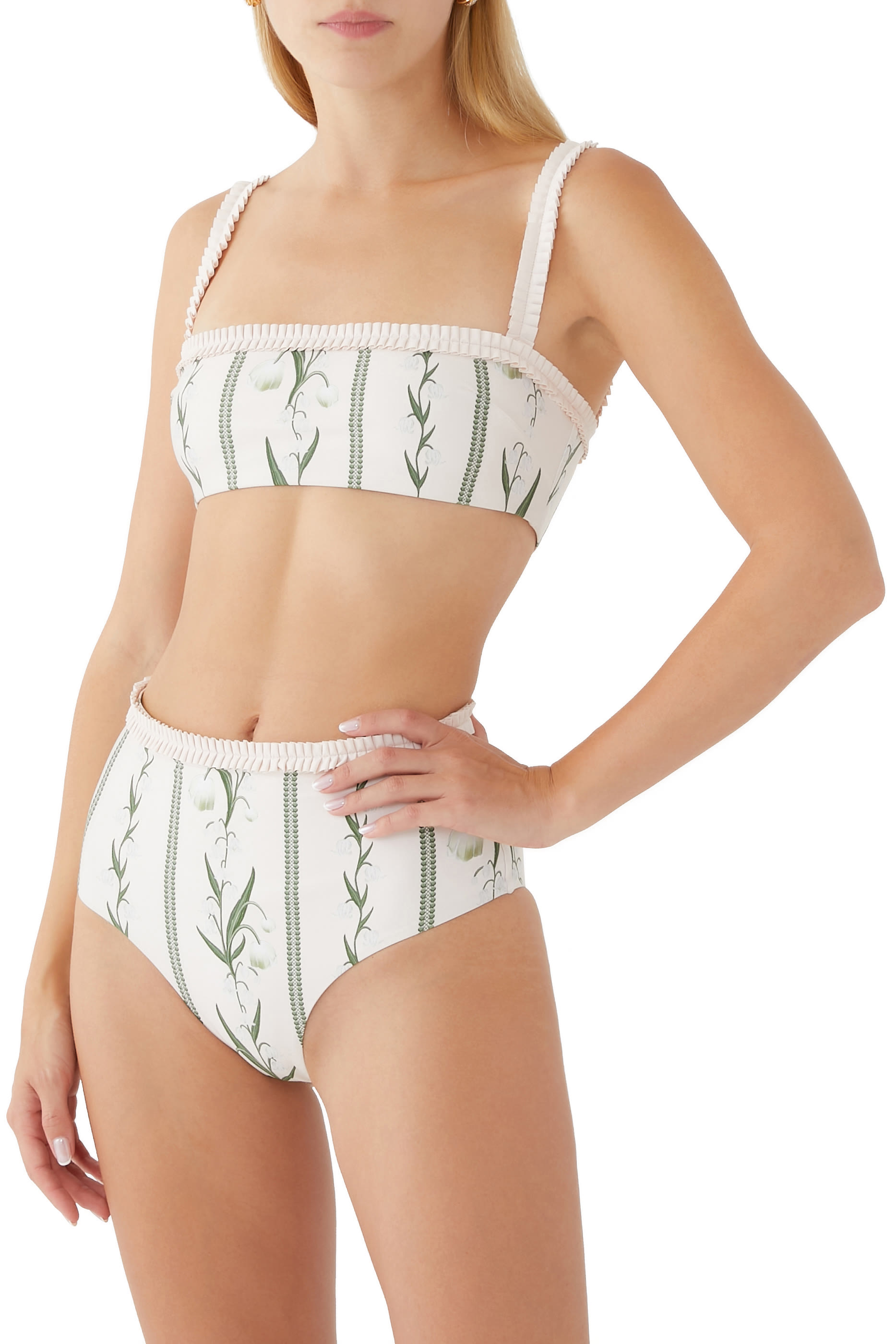 Olmo Perla Embroidered Bikini Top