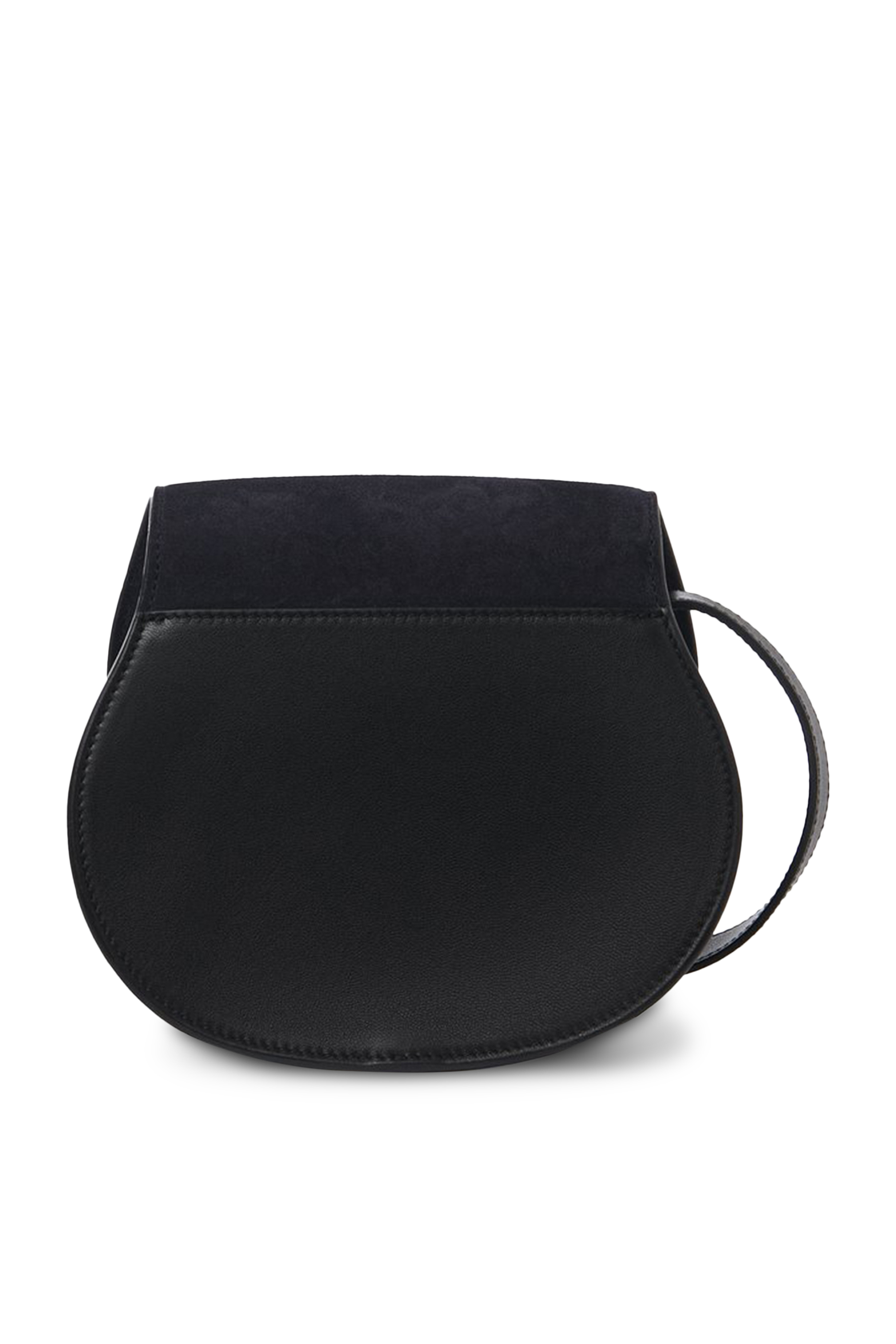 Marcie Small Suede Saddle Bag
