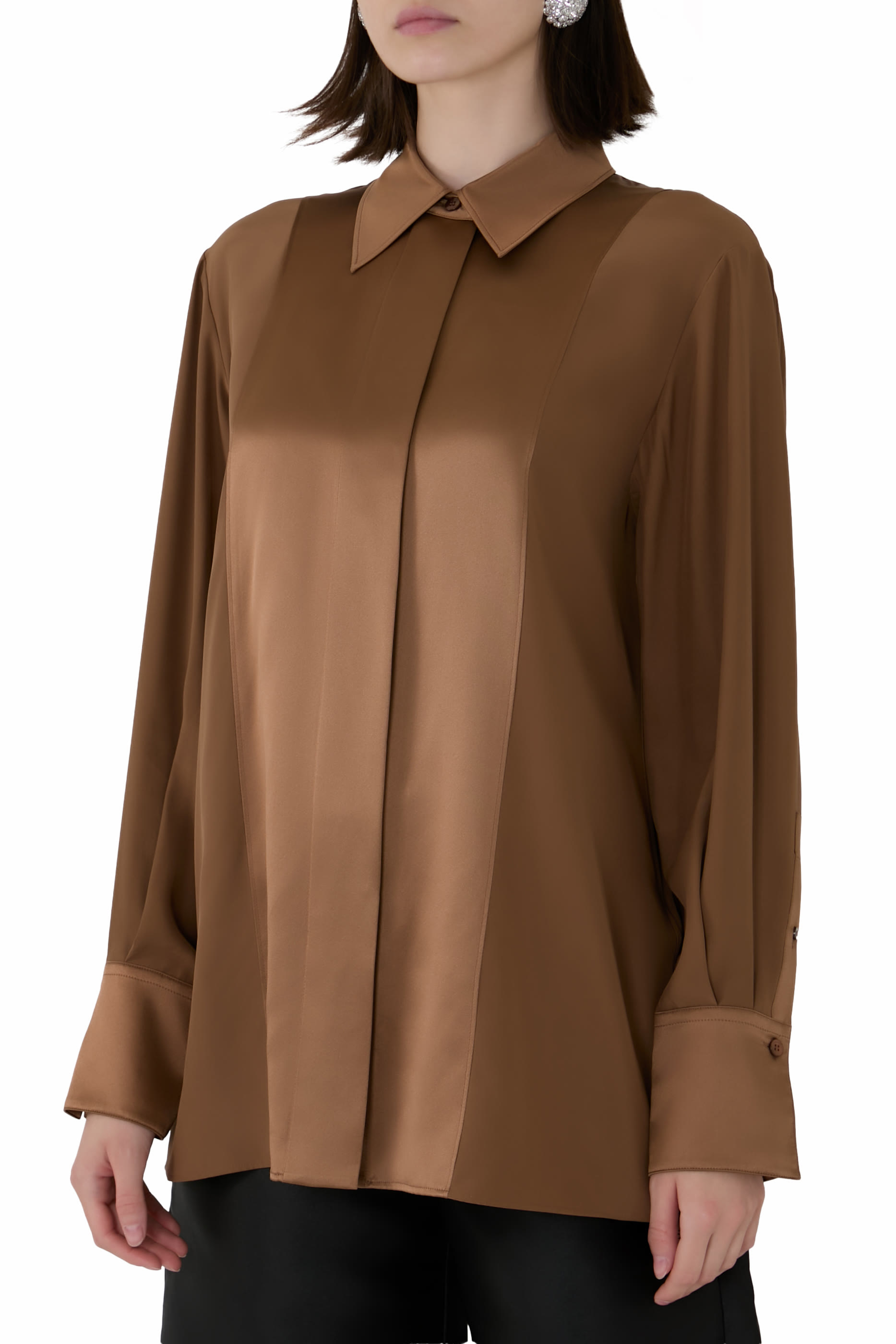 Childs Silk Satin Blouse