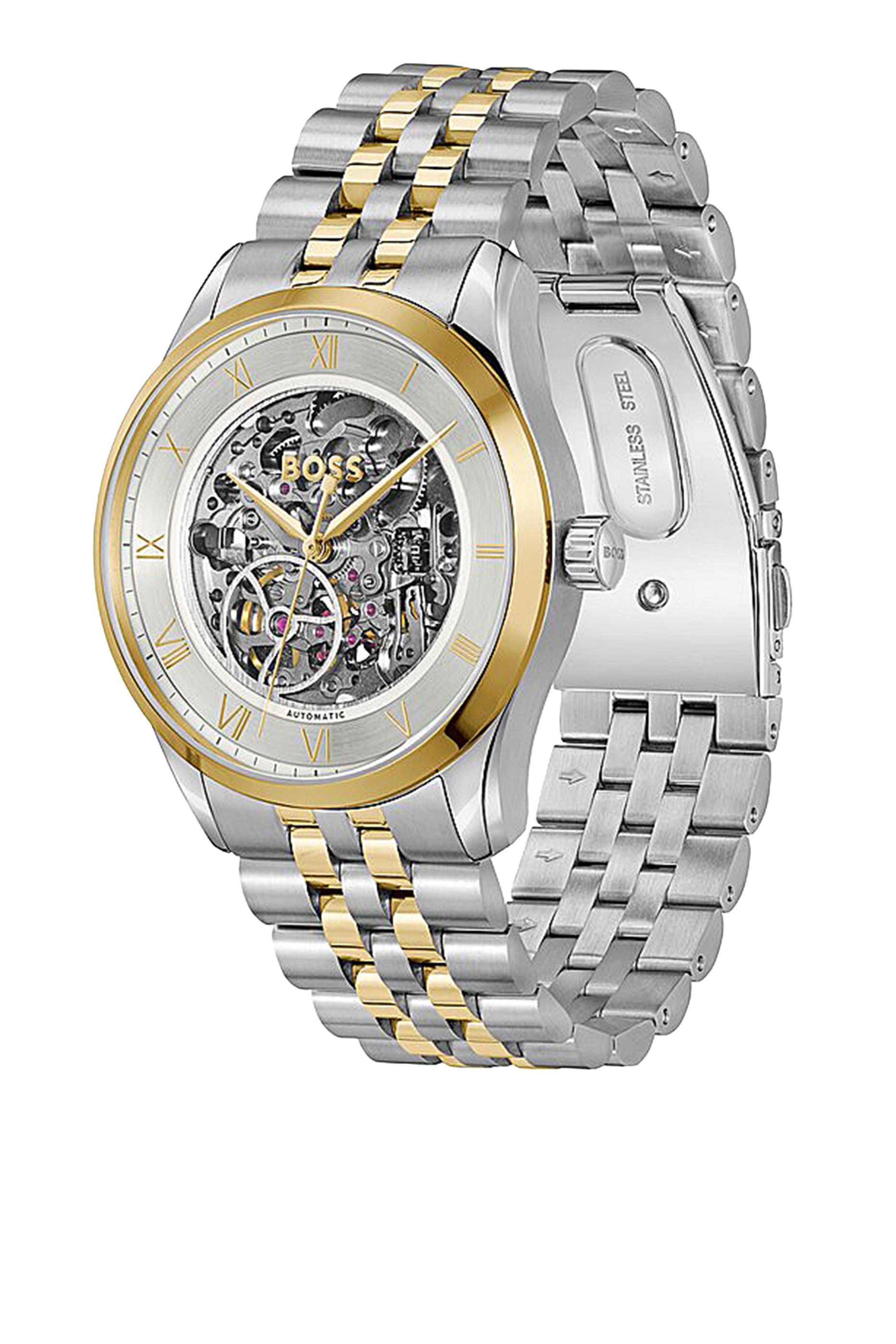 Principle Skeleton Stainless-Steel Automatic Watch