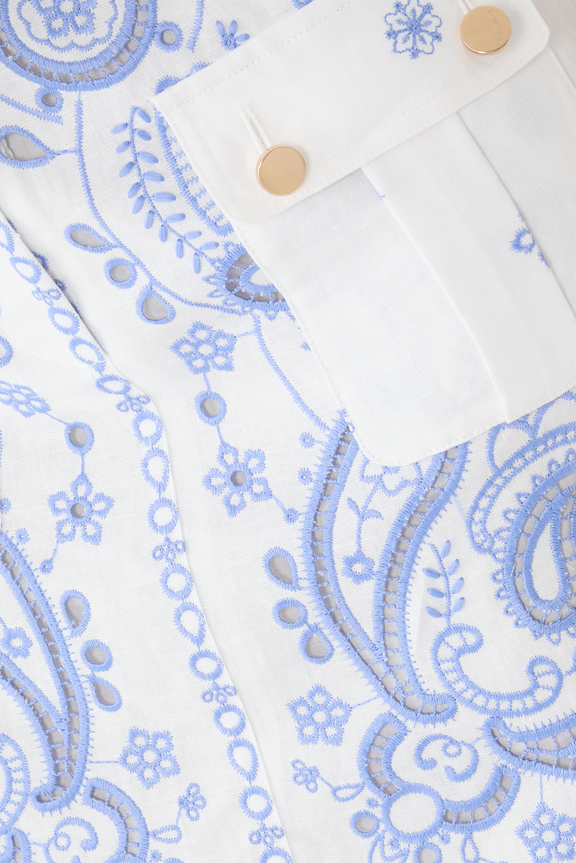 Embroidered Mini Skirt 