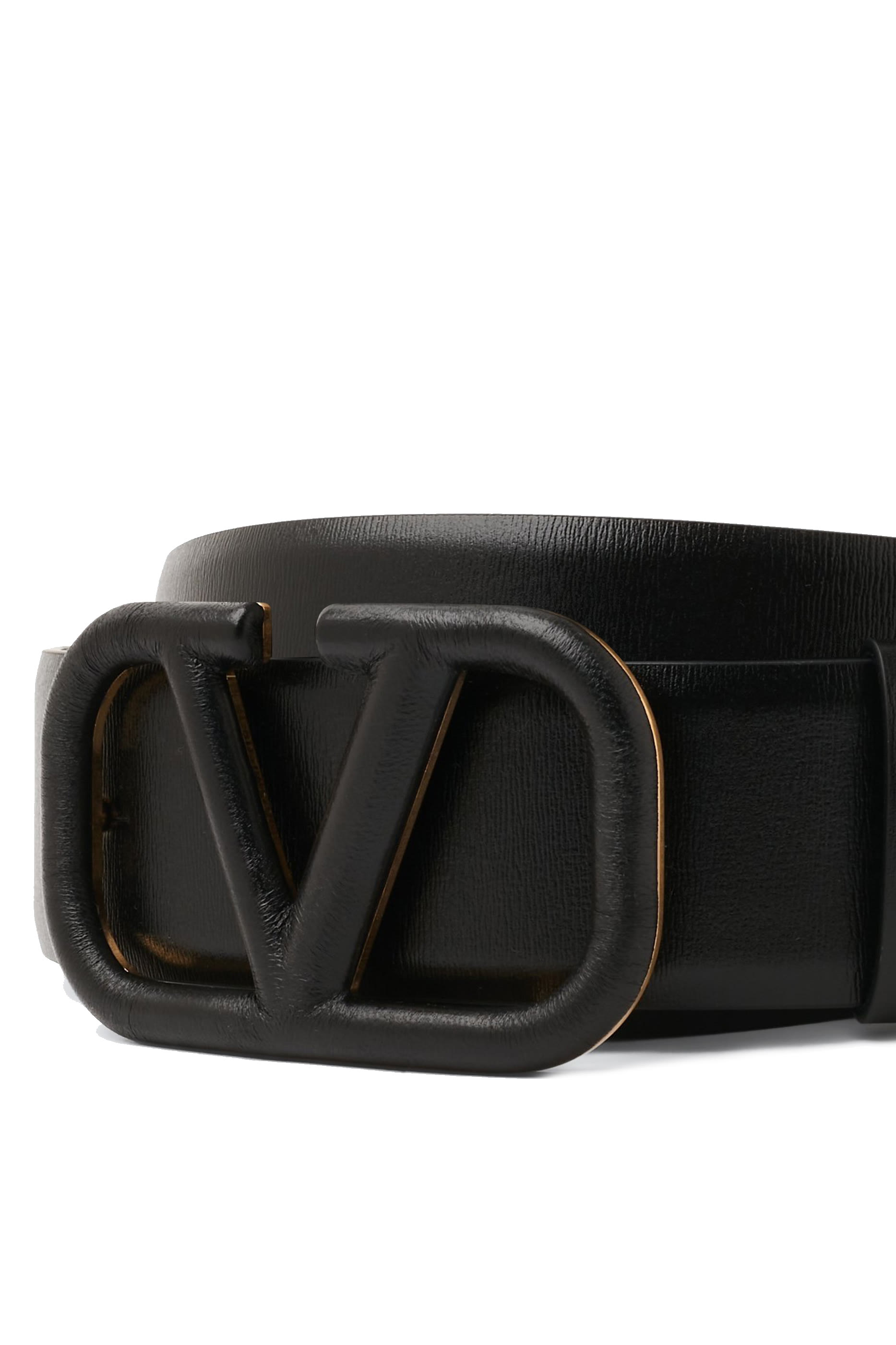 Valentino Garavani VLogo Leather Belt