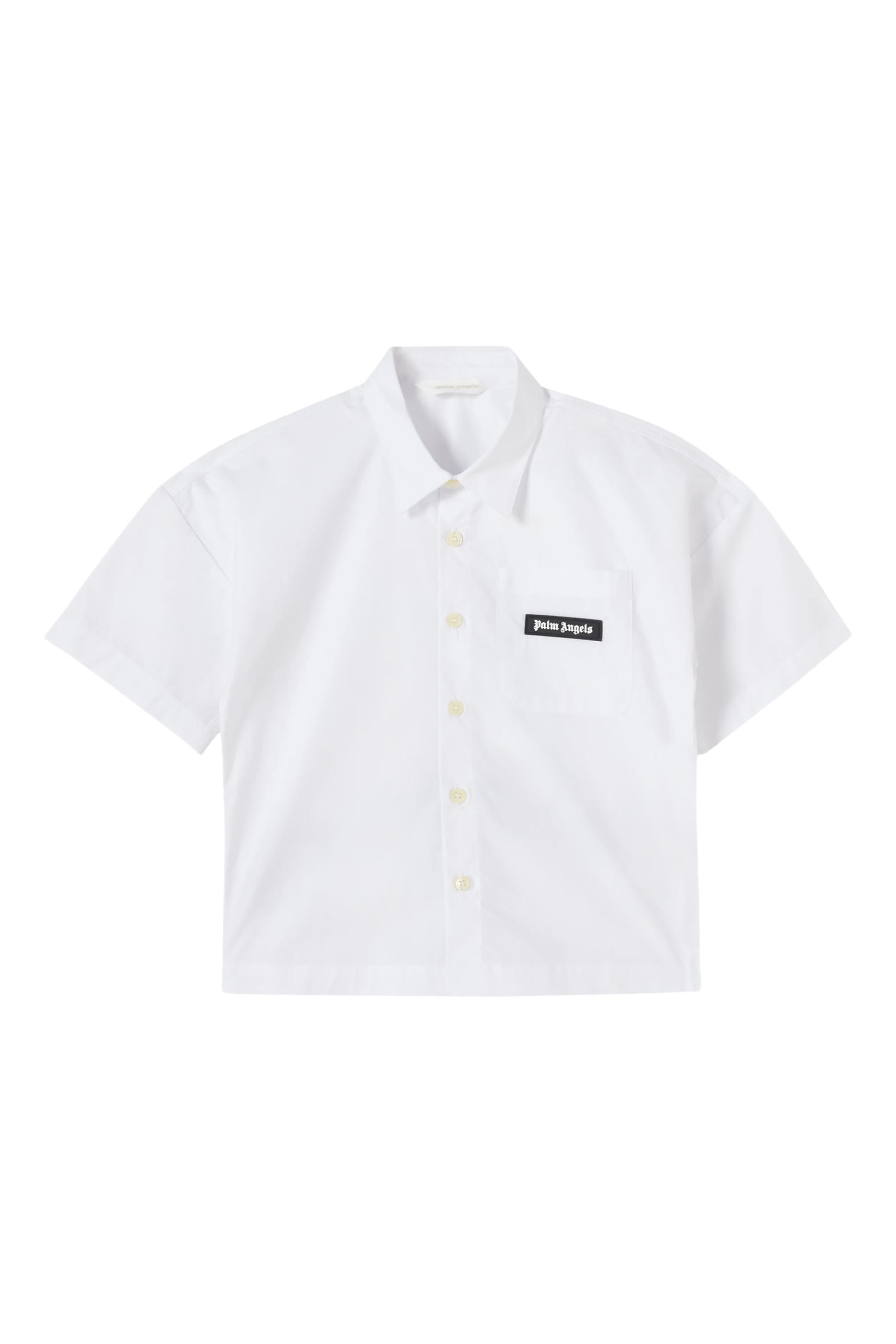 Kids Curved Logo Over Shirt