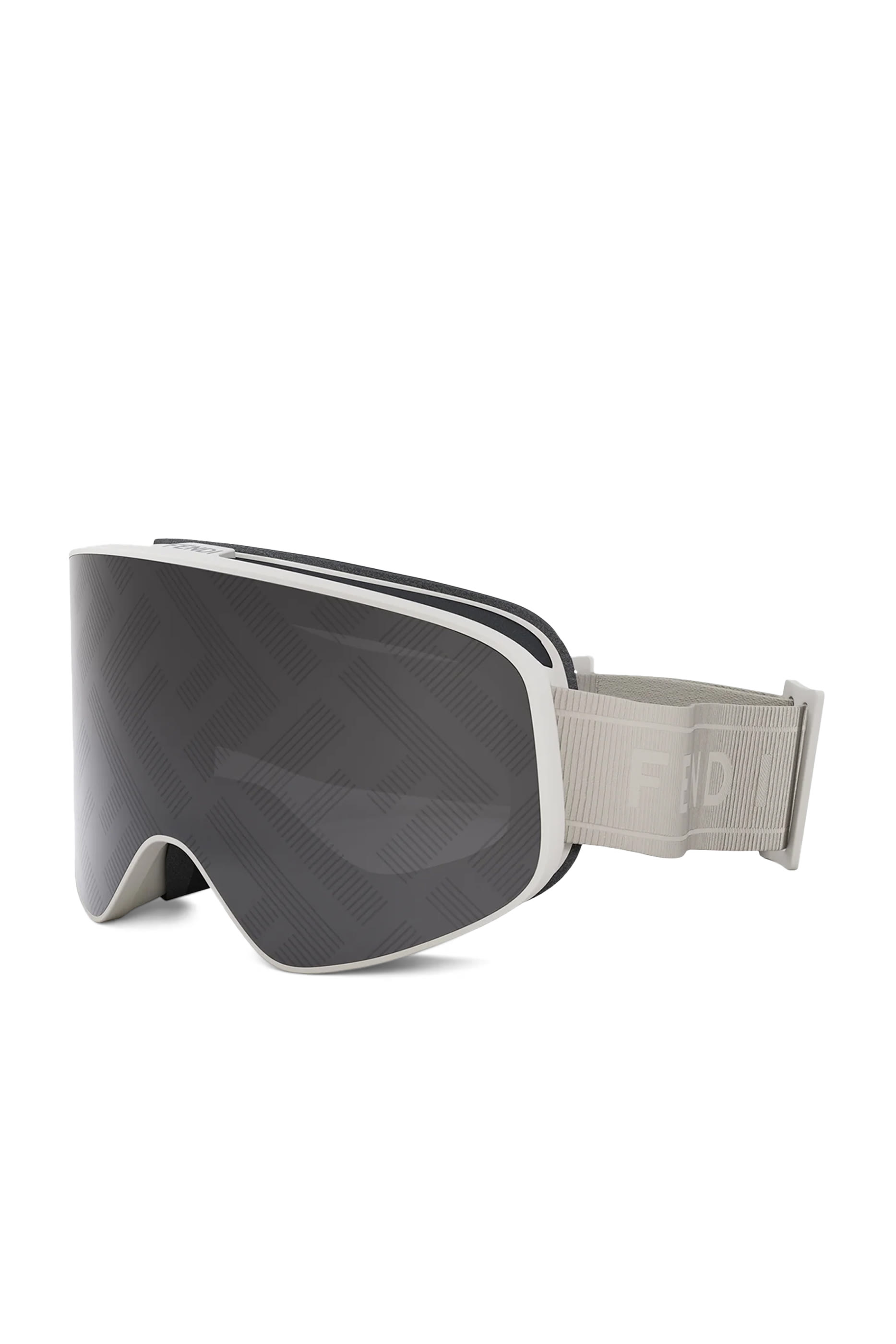 Grey Rectangular Ski Mask