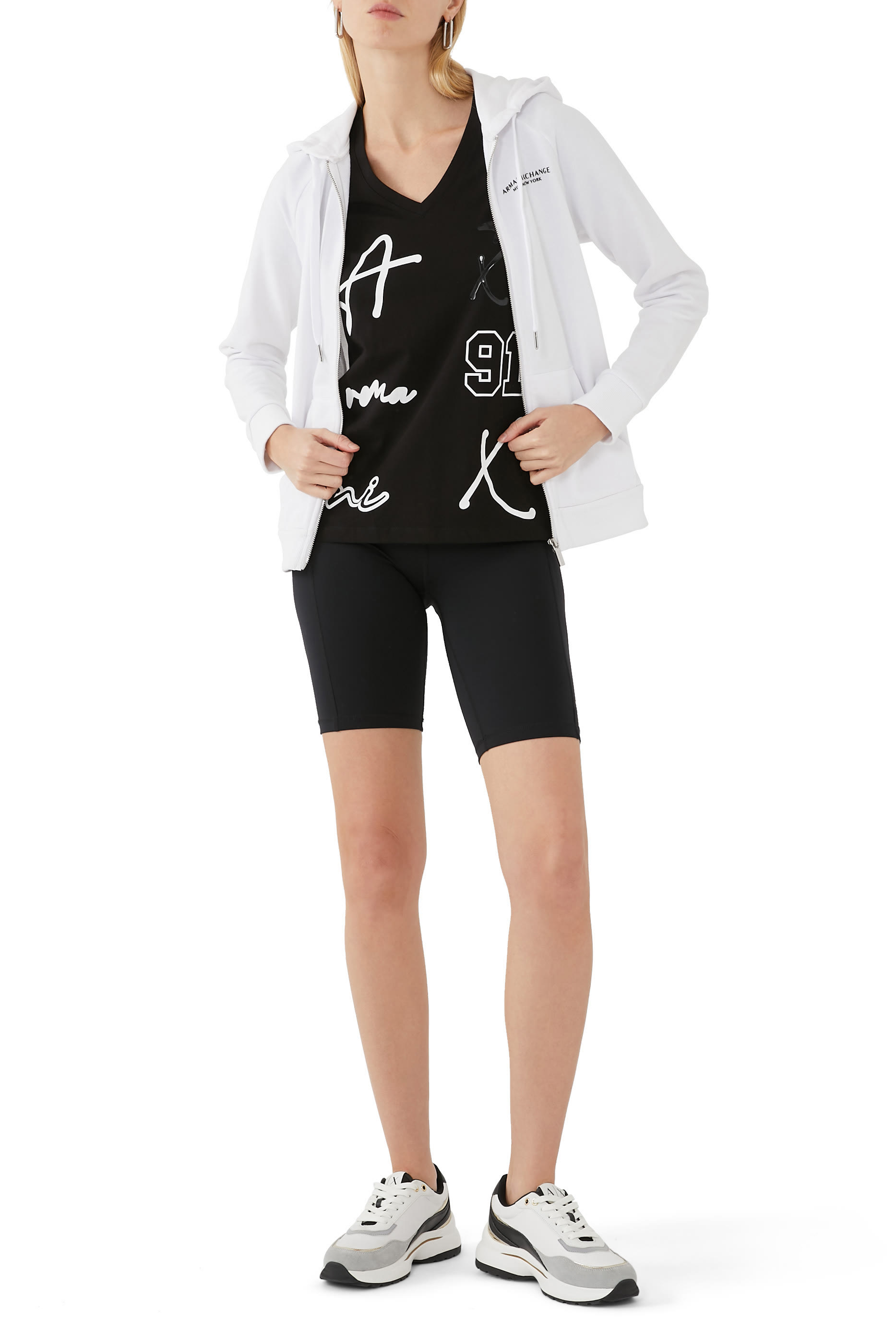 Clean Logo Active Zip Hoodie