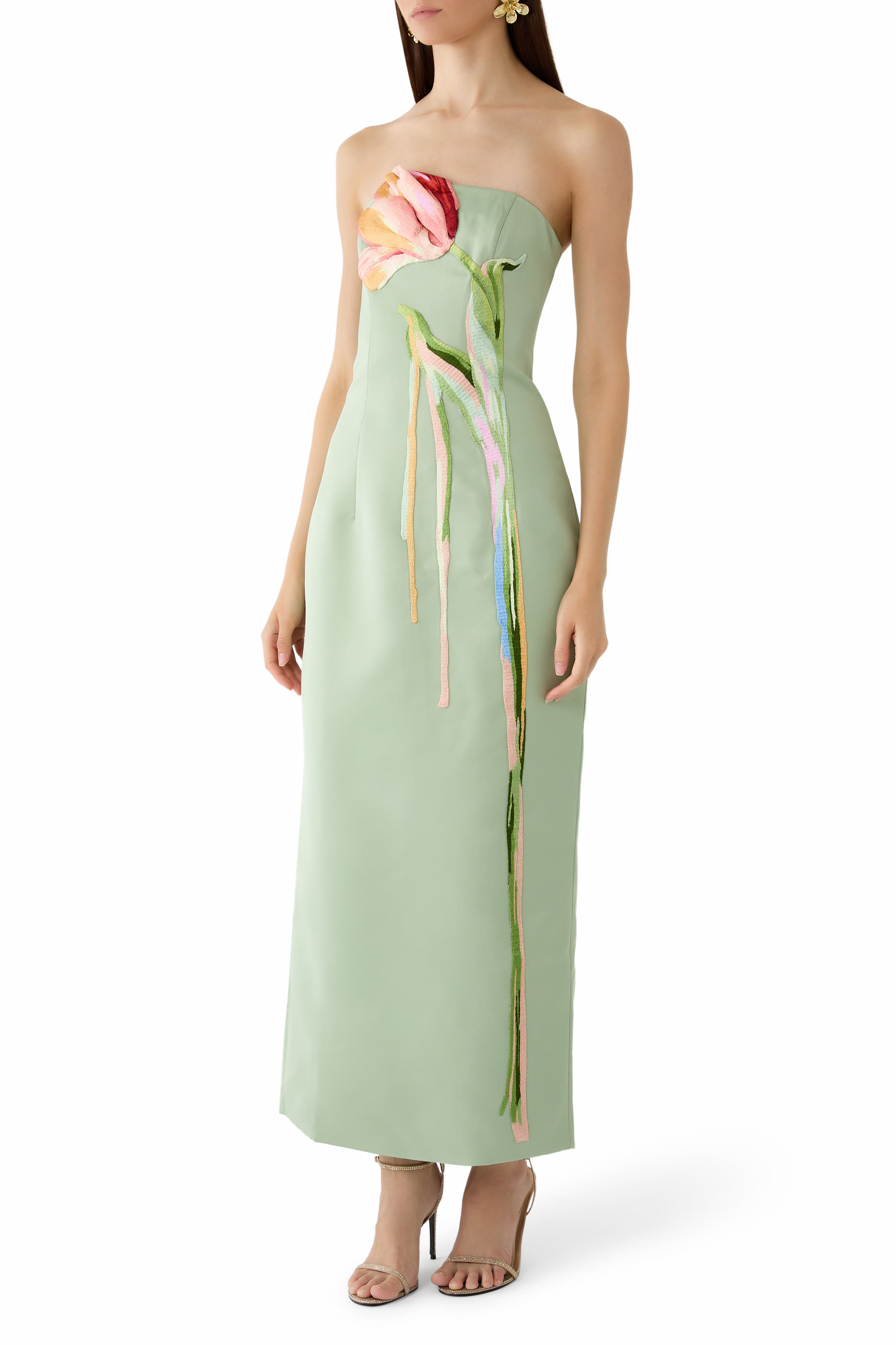 Marilyn Cutout Bustier Maxi Dress