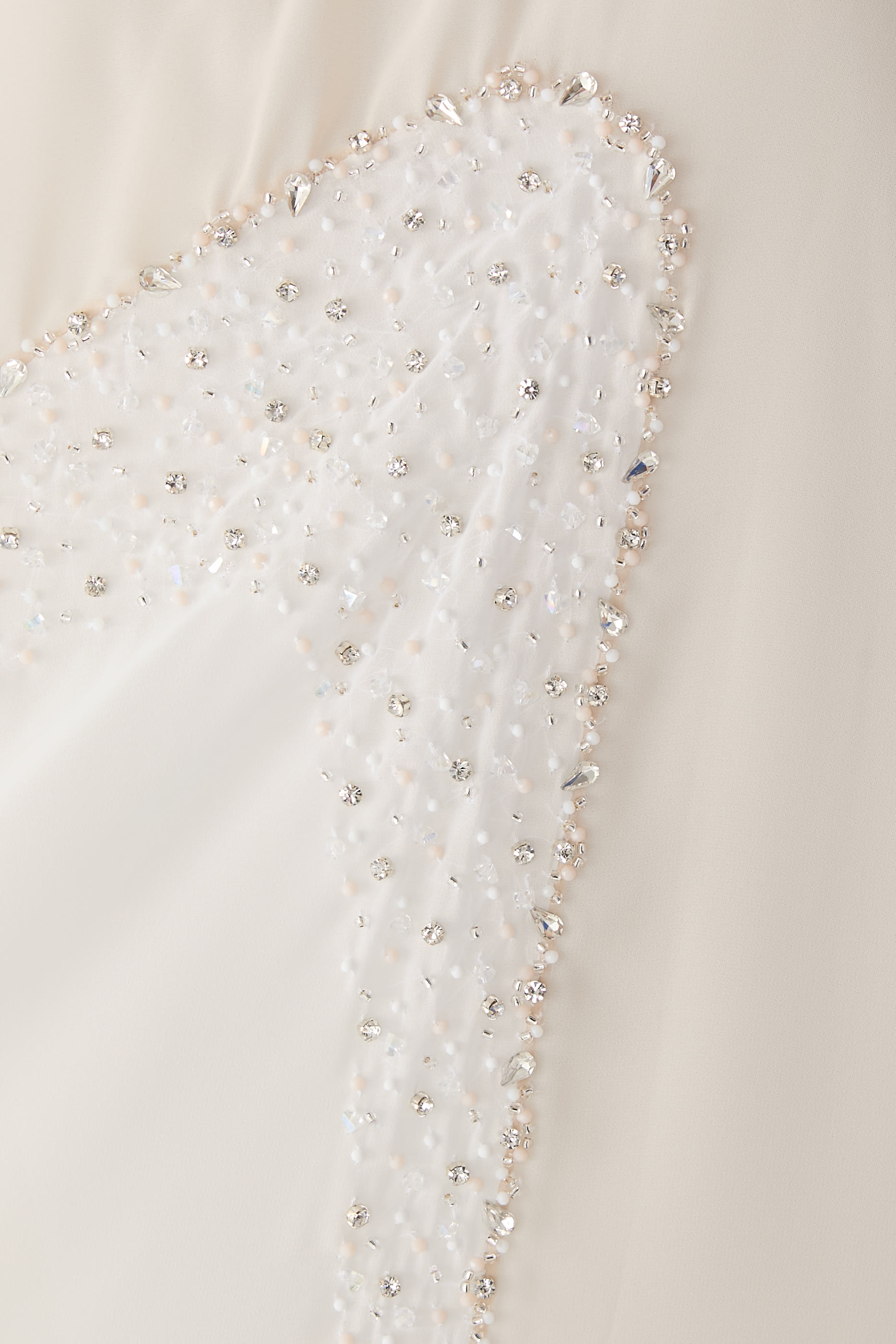 Crystal-Embellished Cape Kaftan