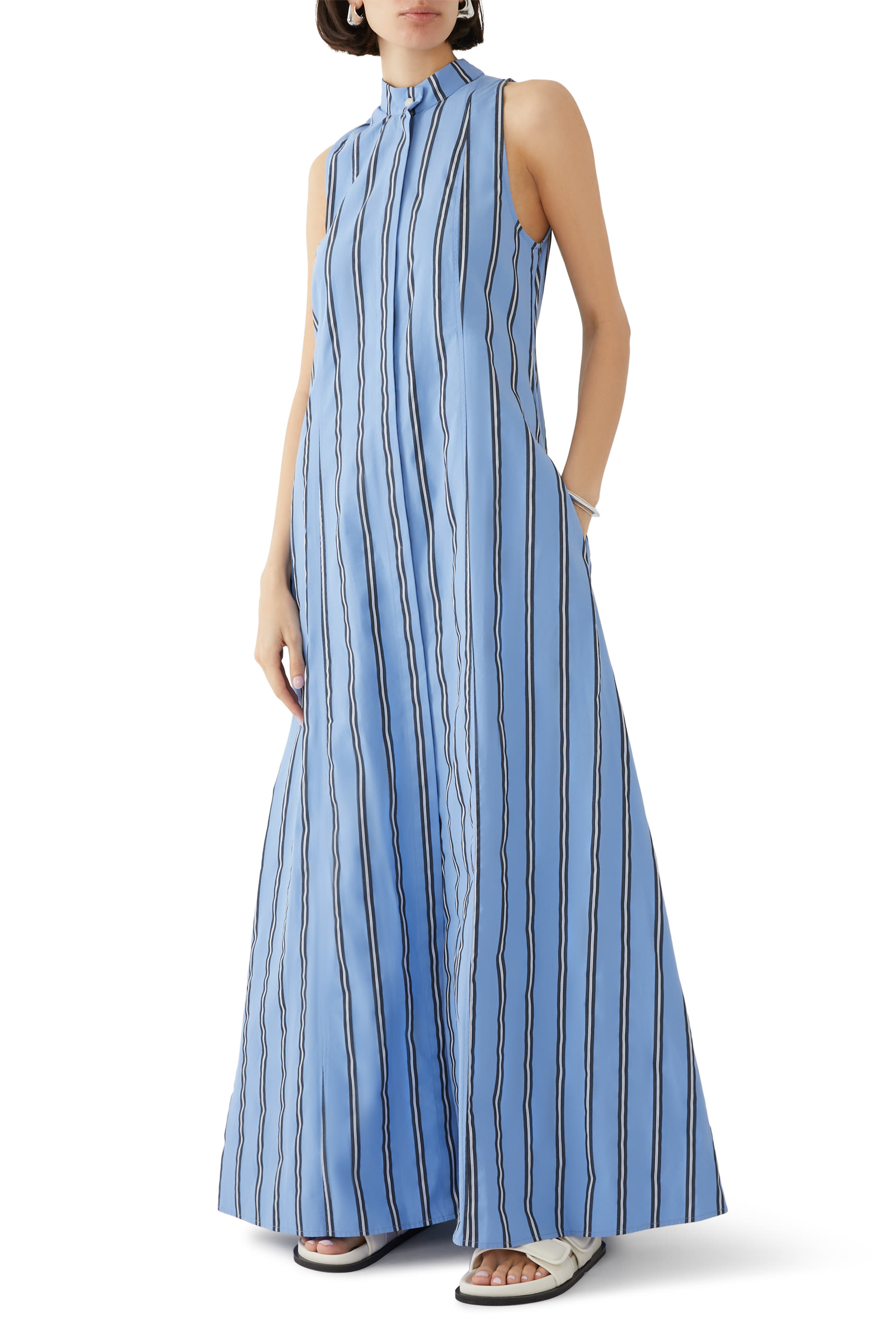 Atoll Cotton Stripe Dress