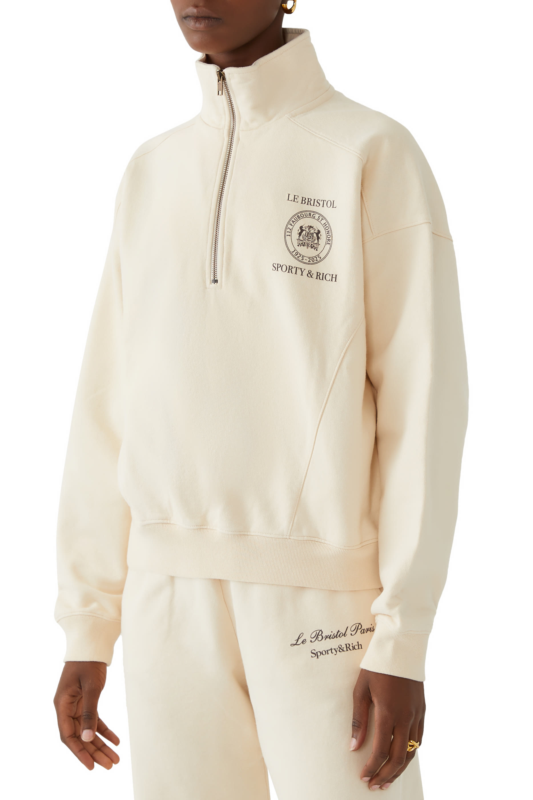 Crest Seal Faubourg Quarter Zip Sweatshirt