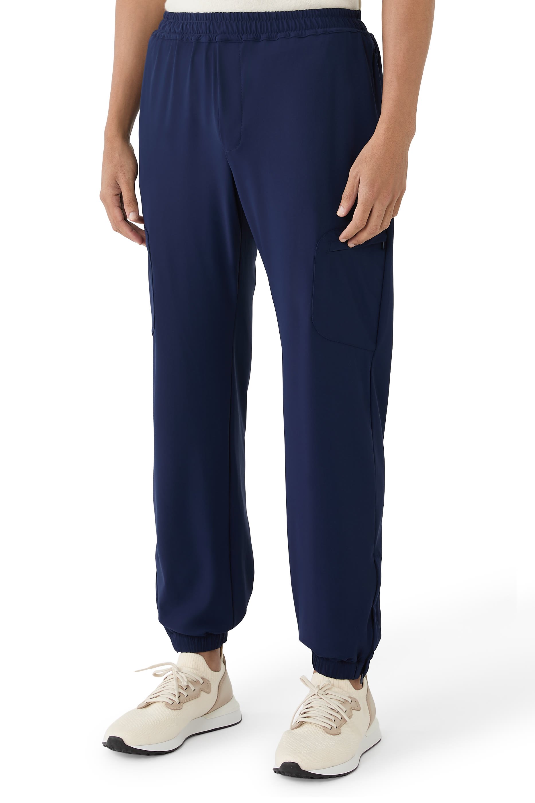 Patch-Pocket Stretch Trousers