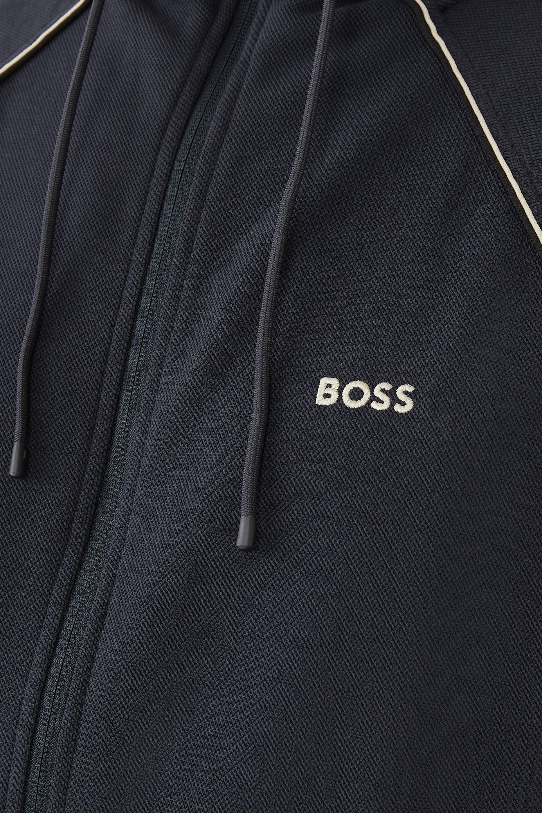 Cotton-Blend Zip-Up Hoodie