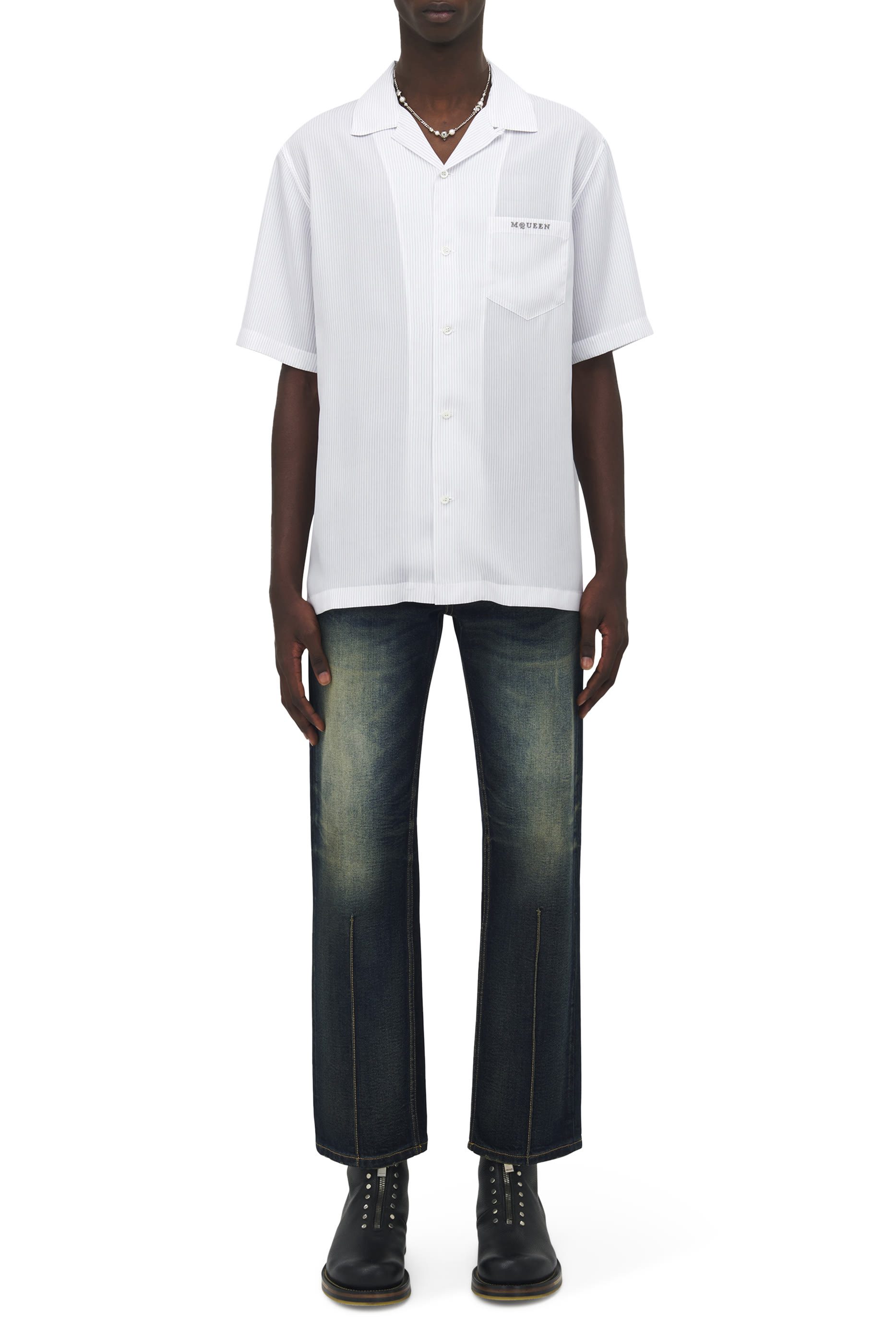 Striped Hawaiian Shirt