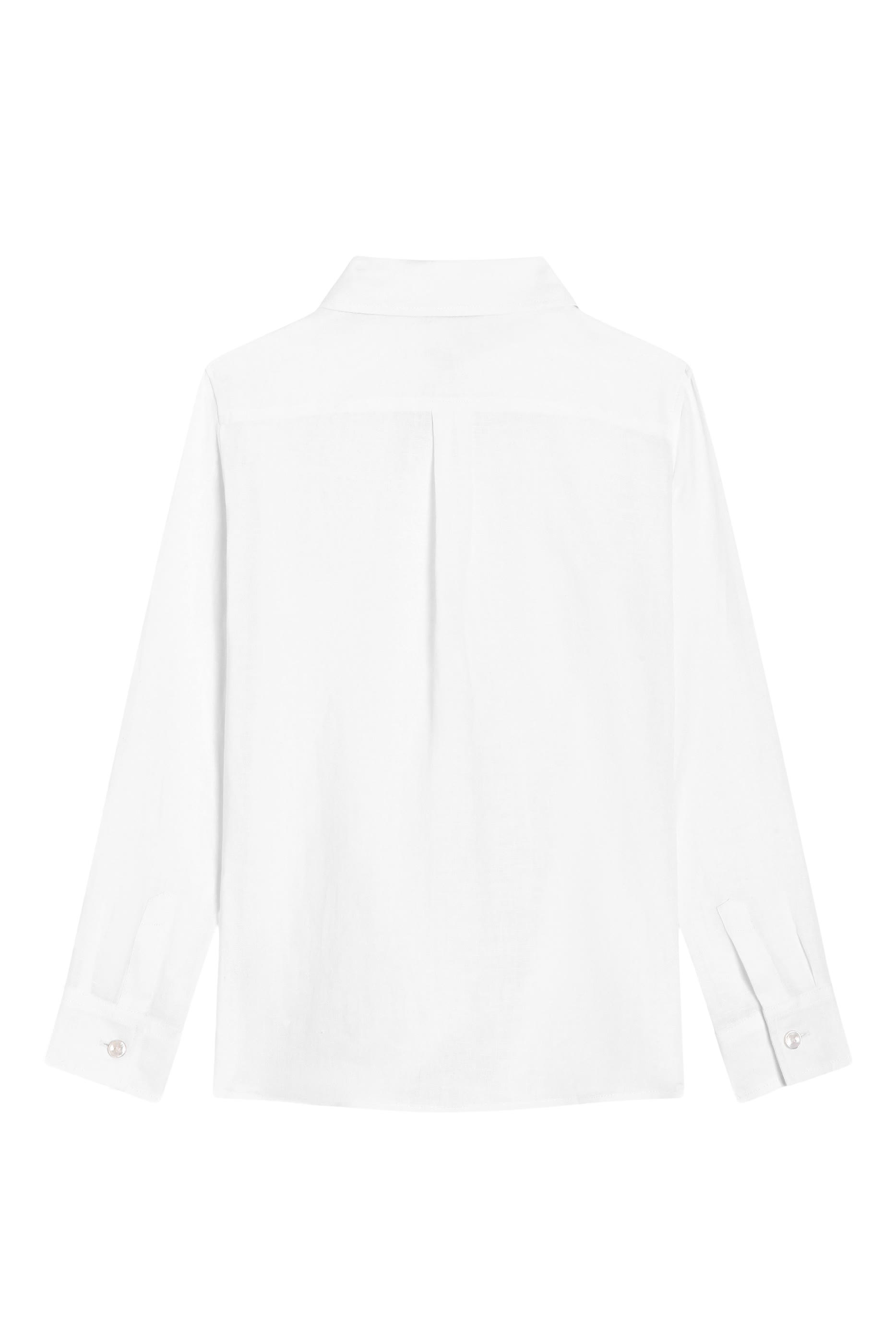 Kids DG Logo Linen Canvas Shirt