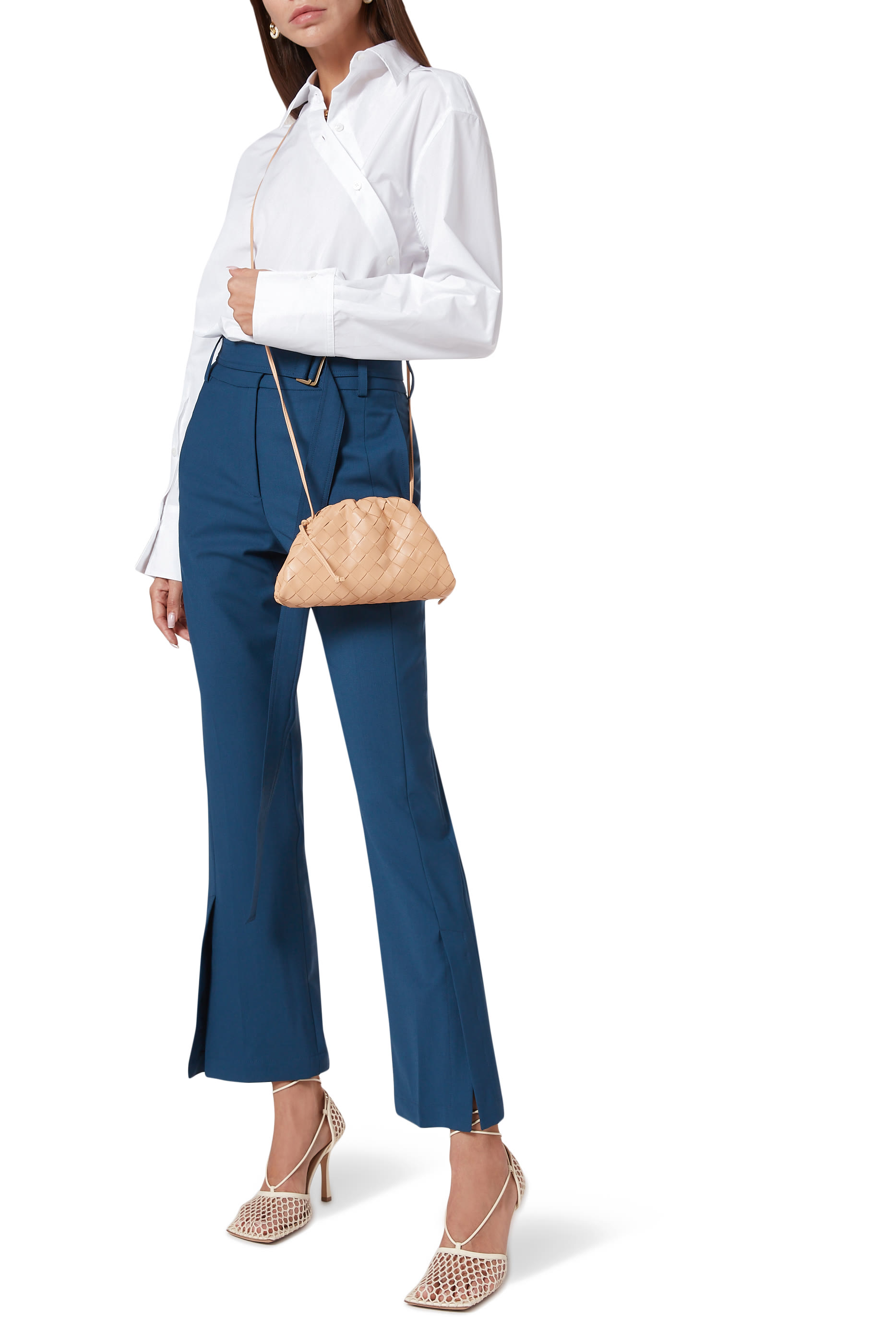 Mini Intrecciato Leather Pouch