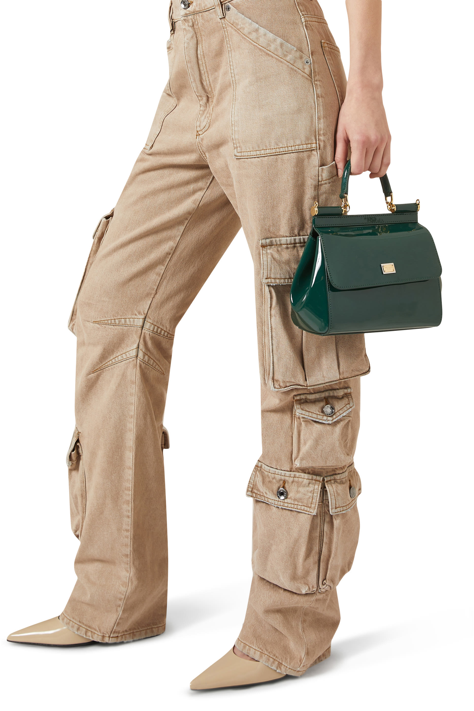 Medium Patent Leather Sicily Handbag