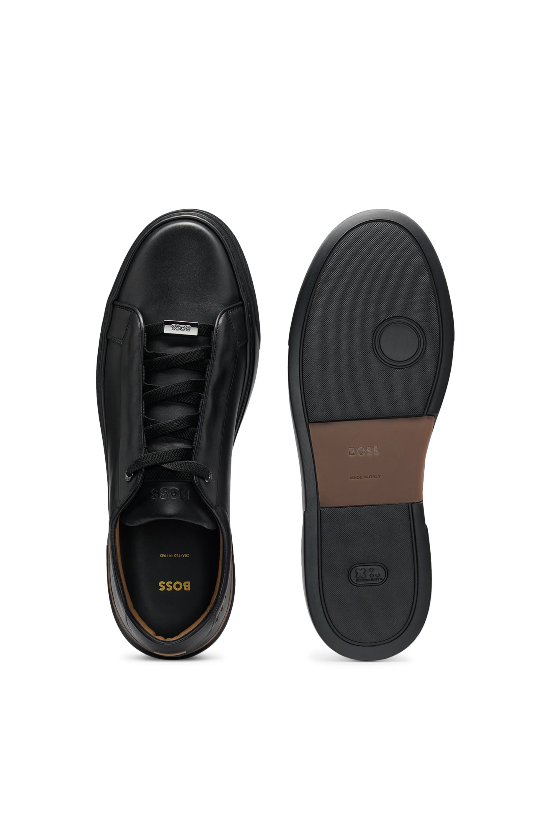 Gary Leather Sneakers With Hidden Laces