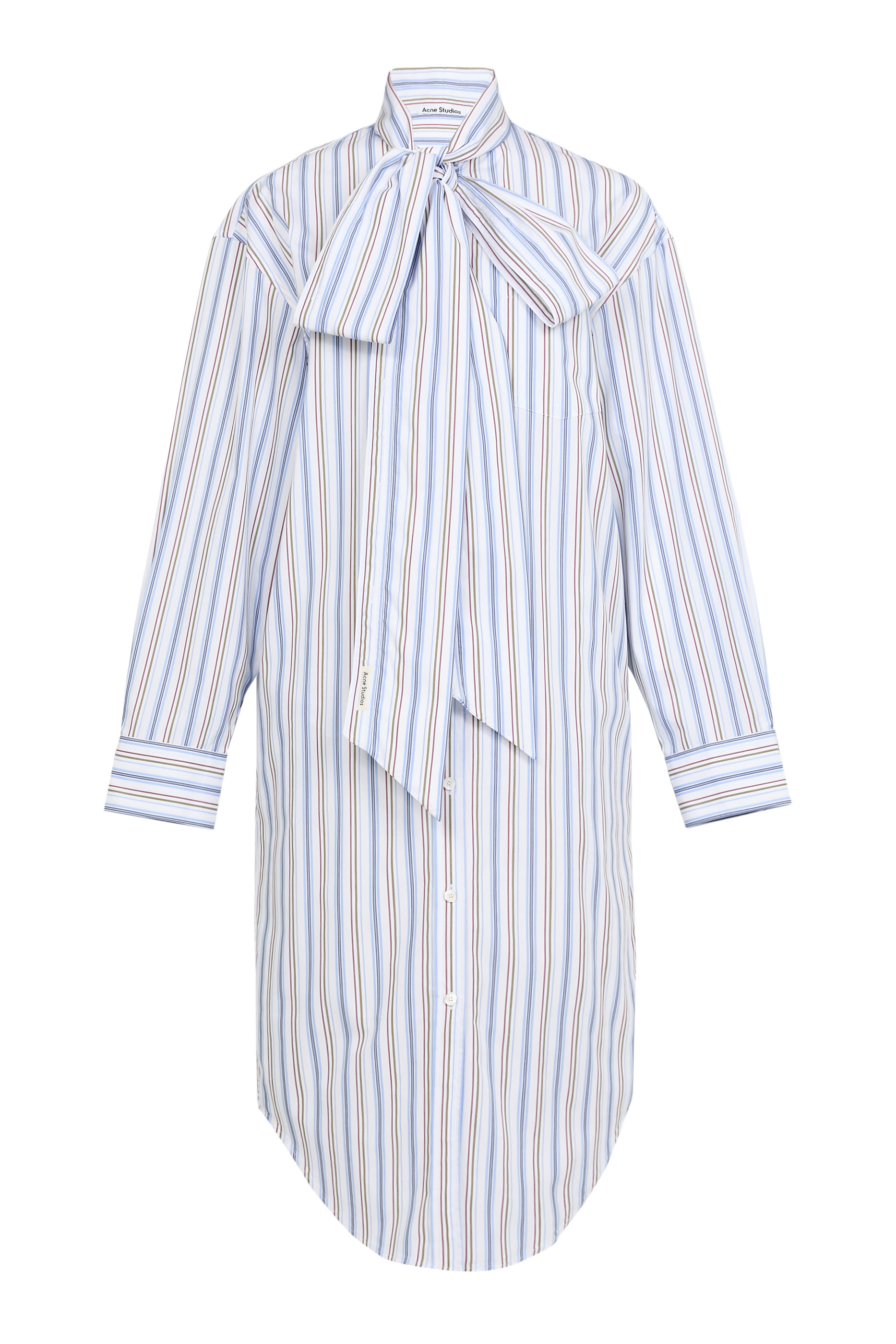 Striped Shirt Dress 