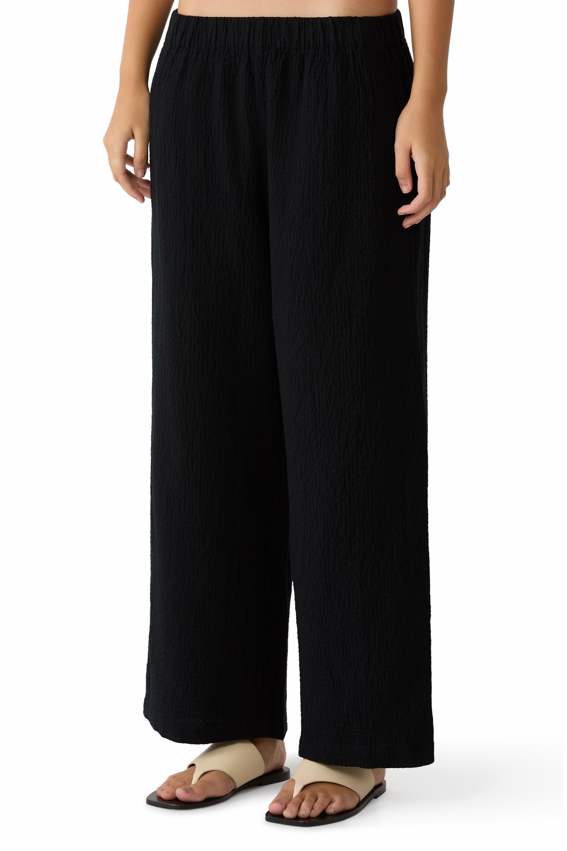 Organic Cotton Doubleweave Lantern Pant