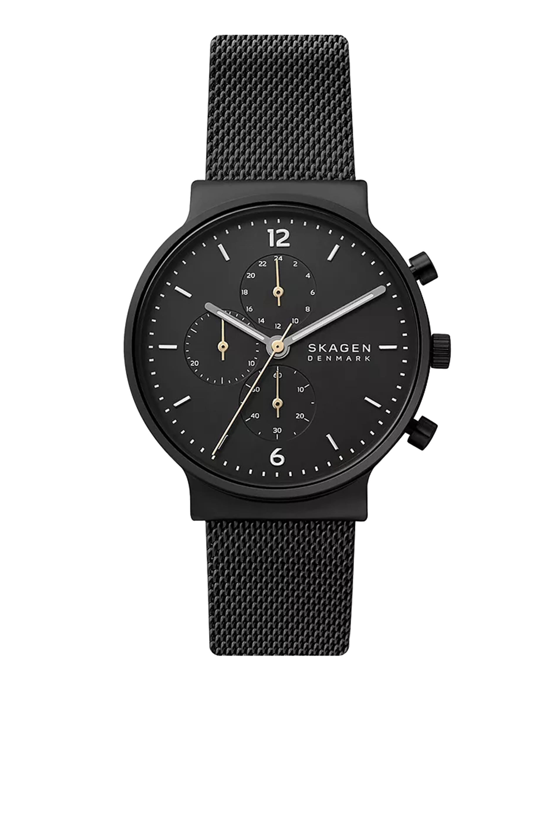 Ancher Chronograph Stainless Steel Mesh Watch