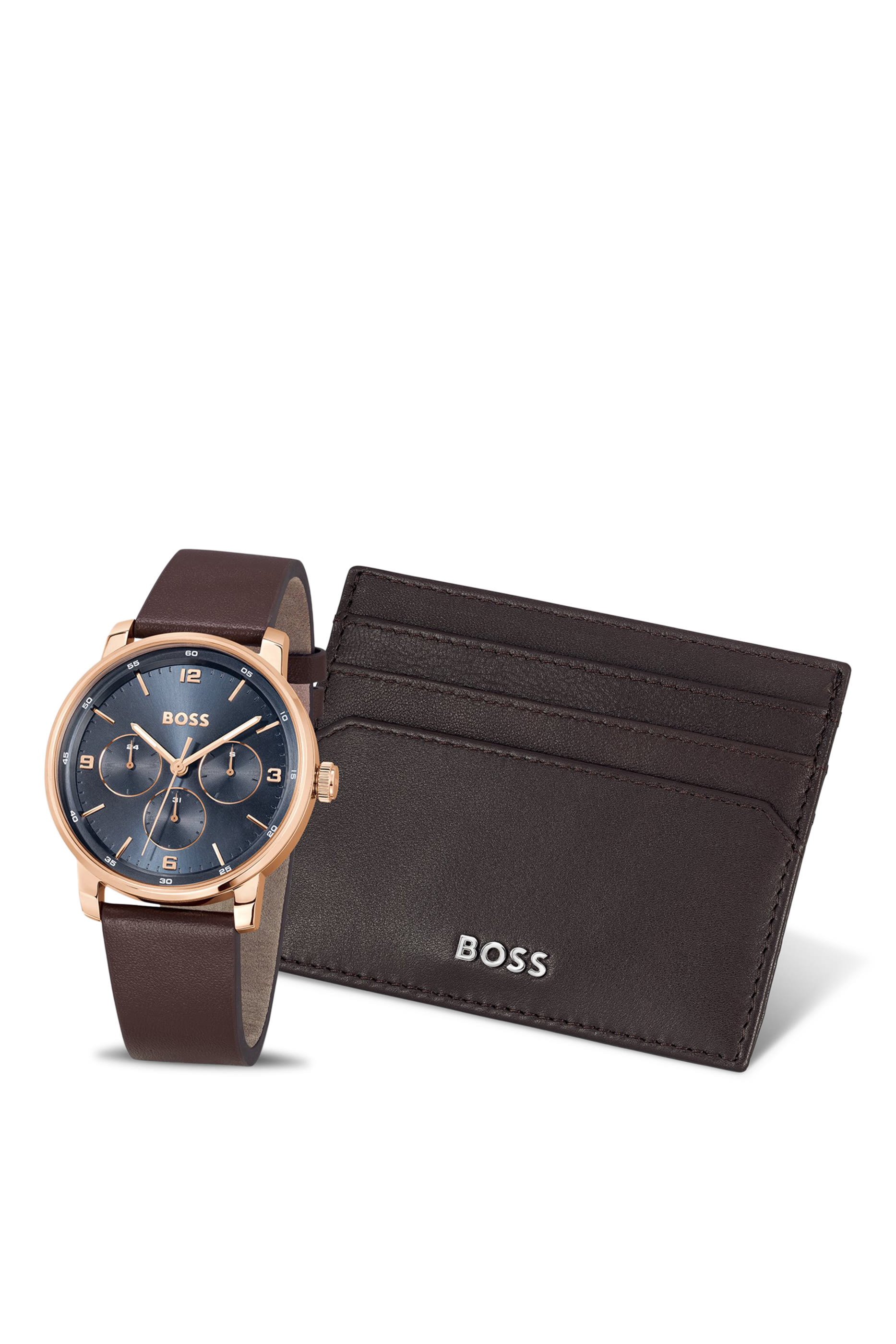 Watch and Card Holder Gift Set