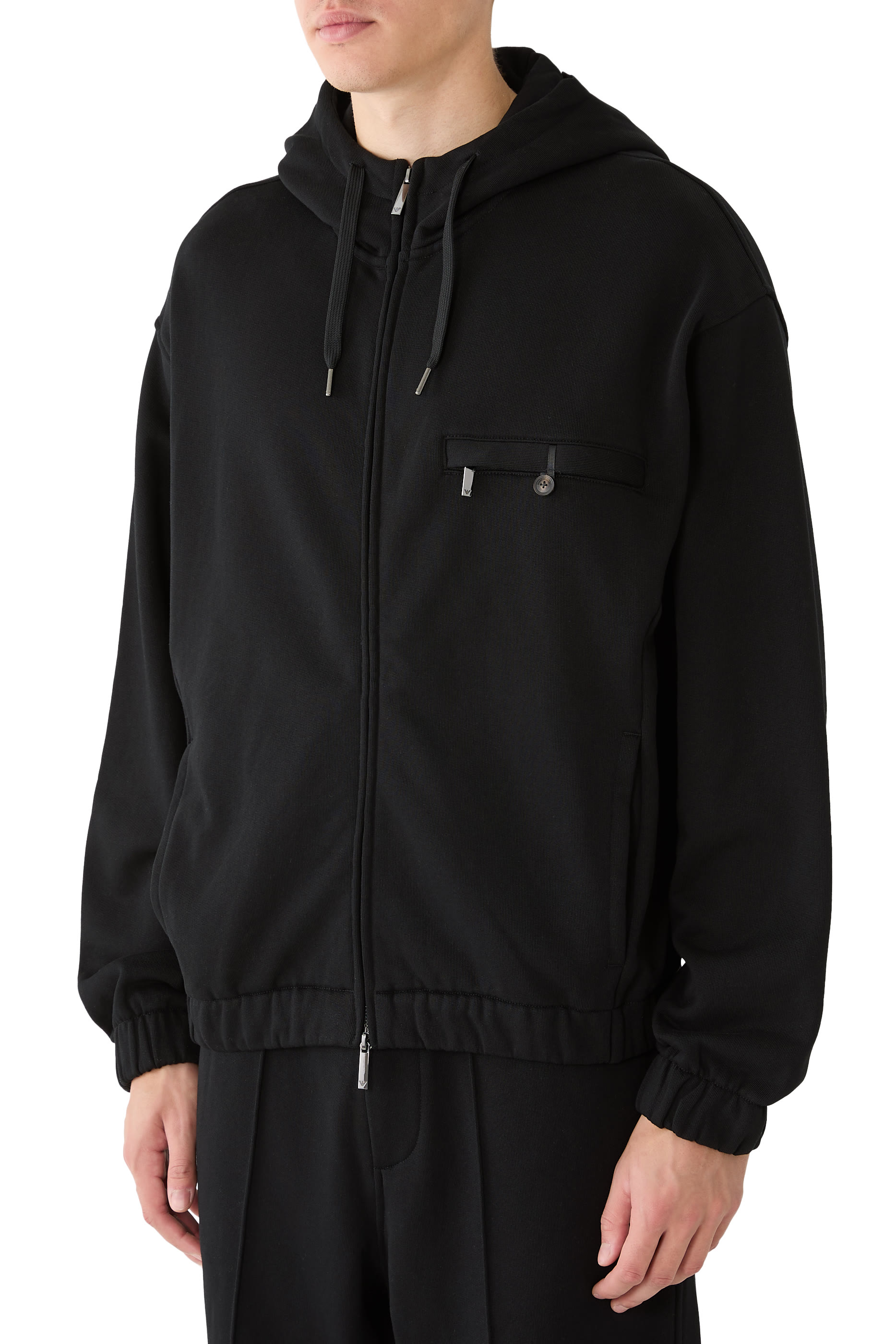 EA Text Back Detail Hooded Sweatshirt