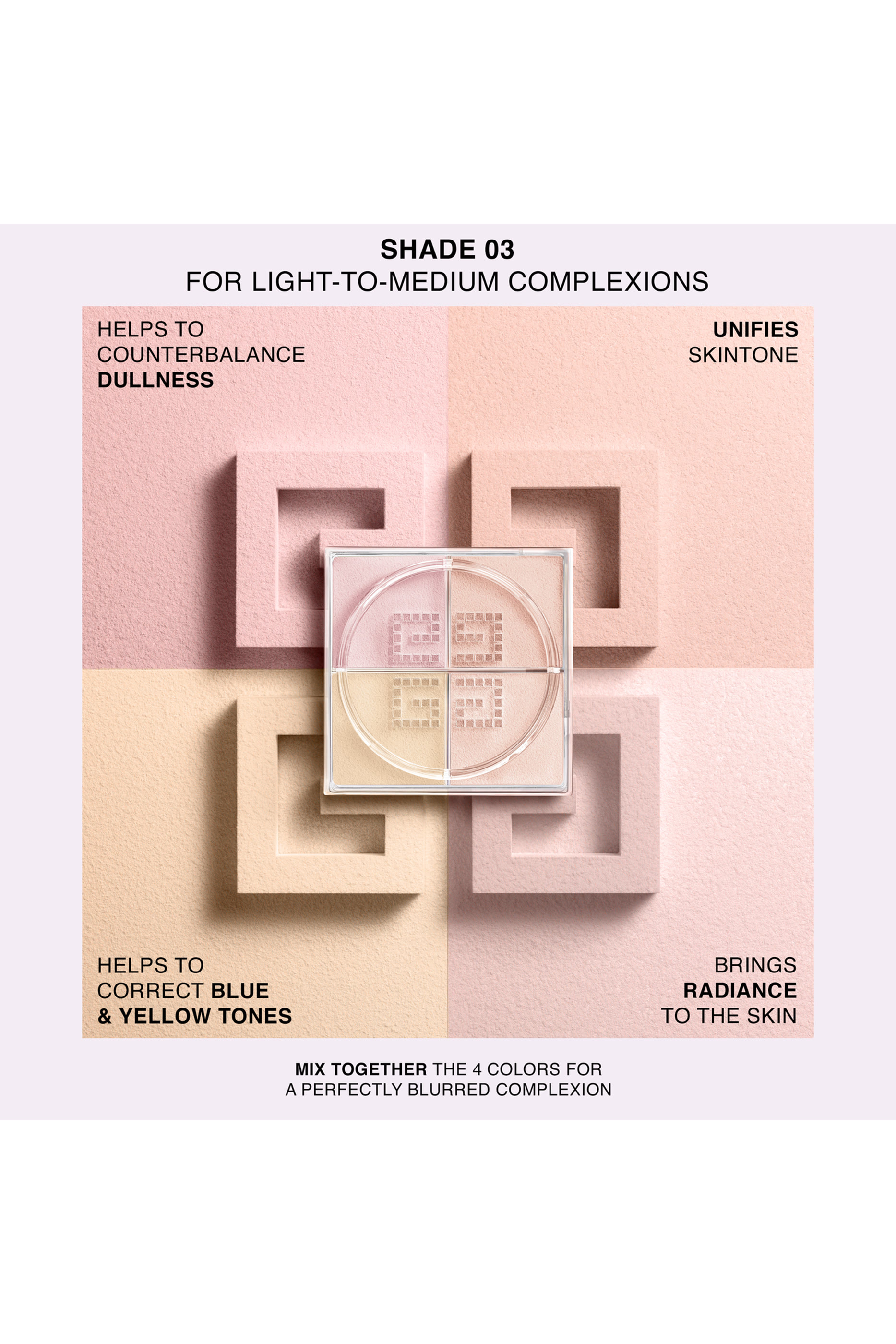 Prisme Libre Loose Powder, 4-color Loose Setting and Finishing Powder&nbsp;