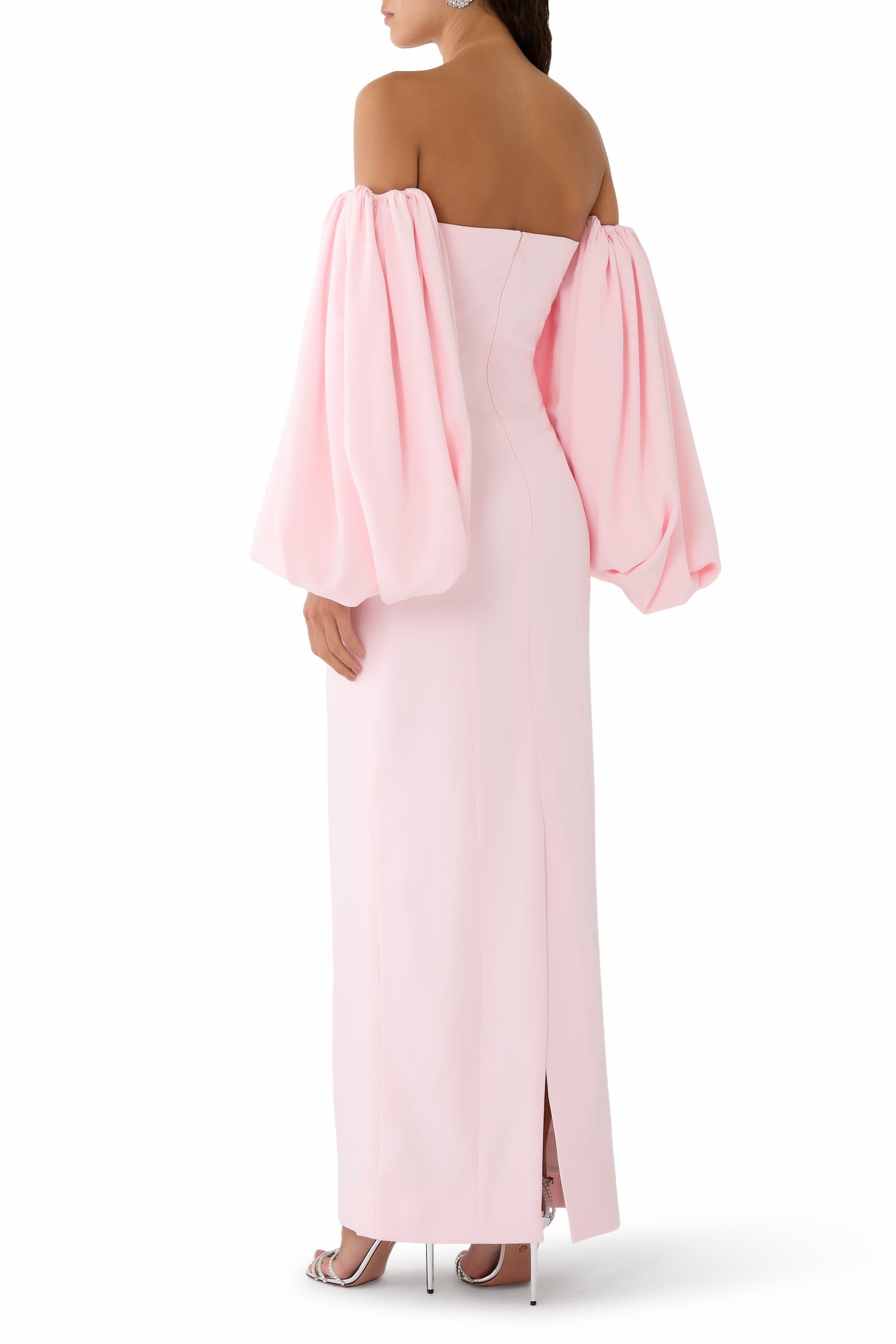 Signature Balloon Sleeve Gown 
