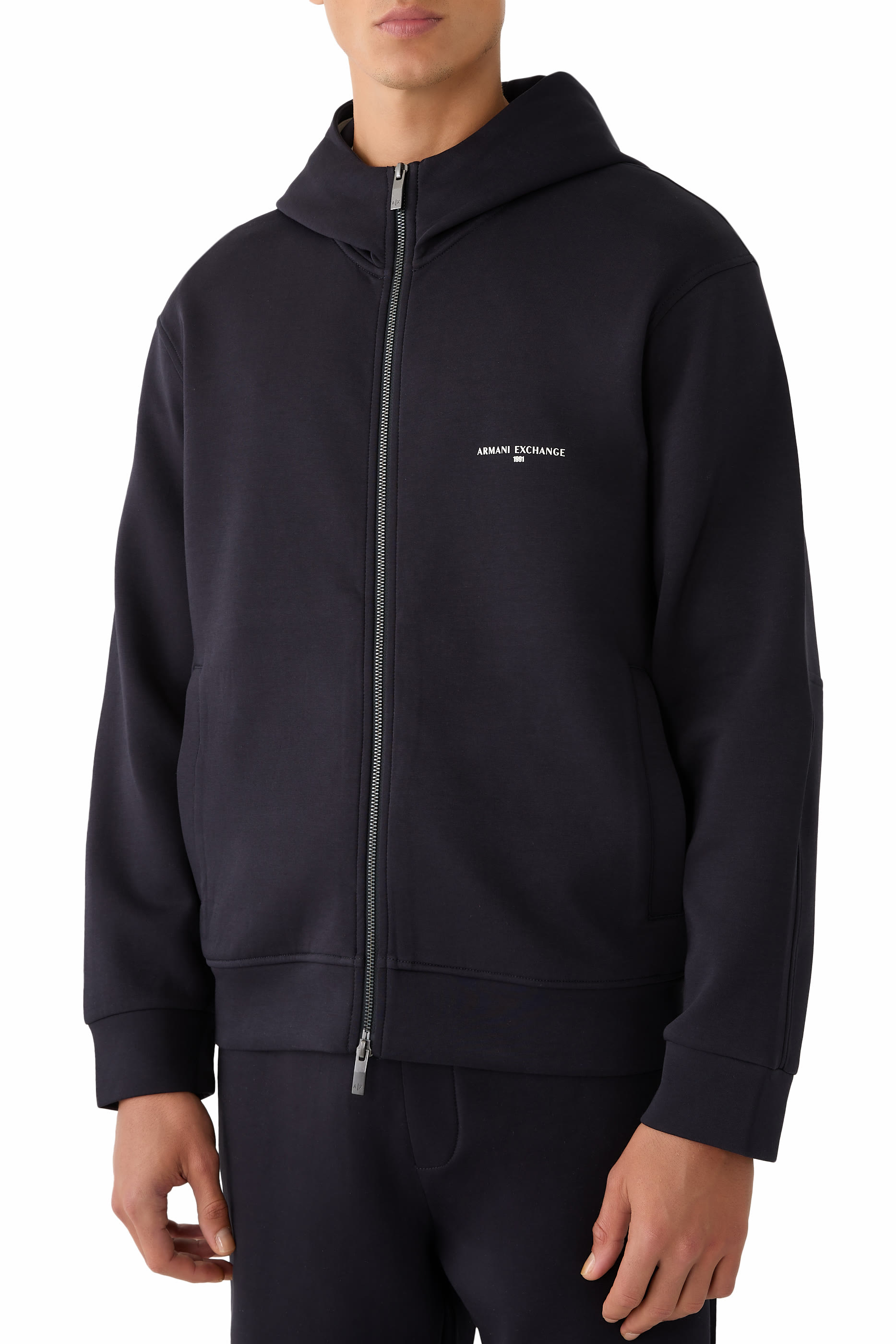 Logo Hoodie Full-Zip Sweatshirt