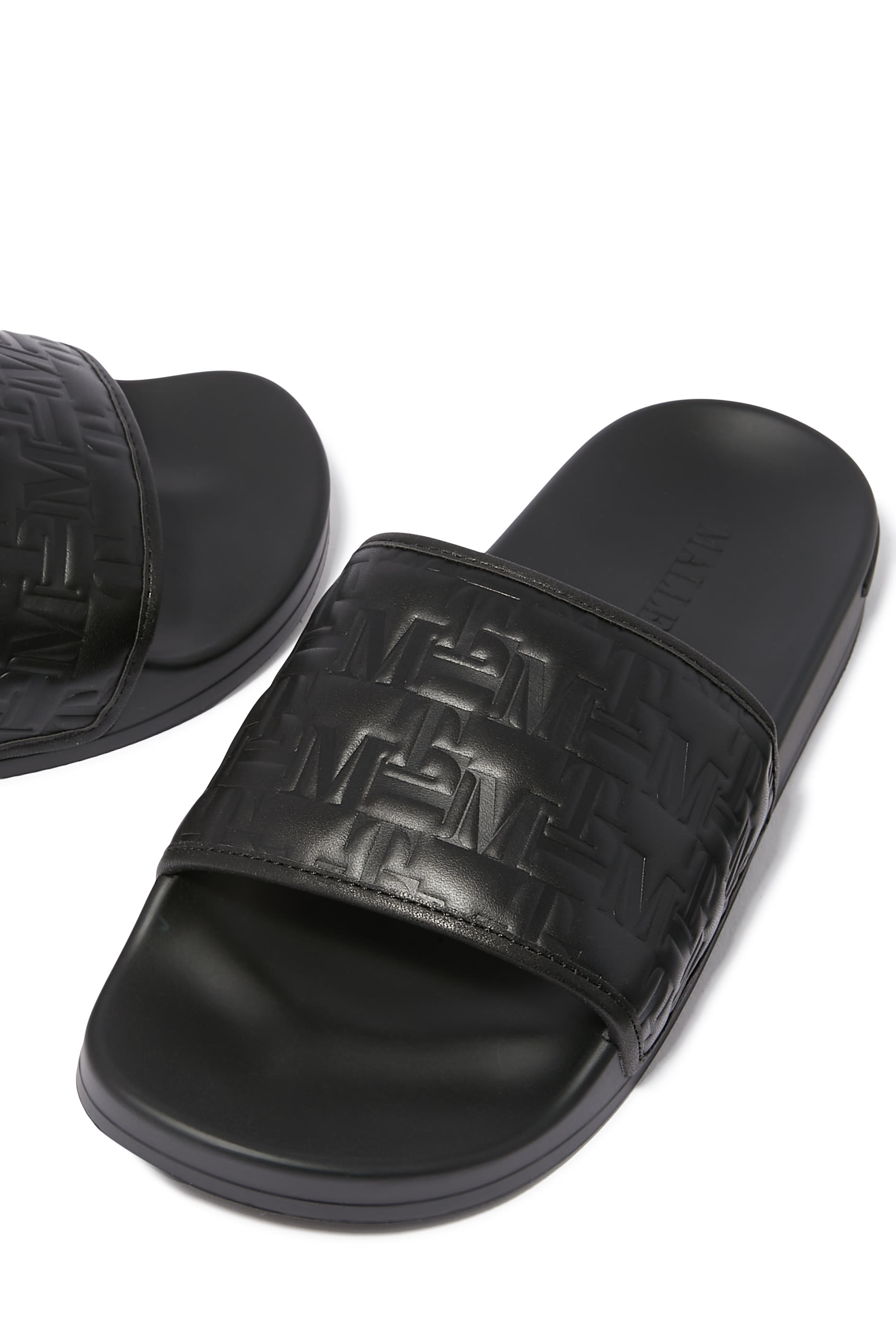 Leather Grid Slides