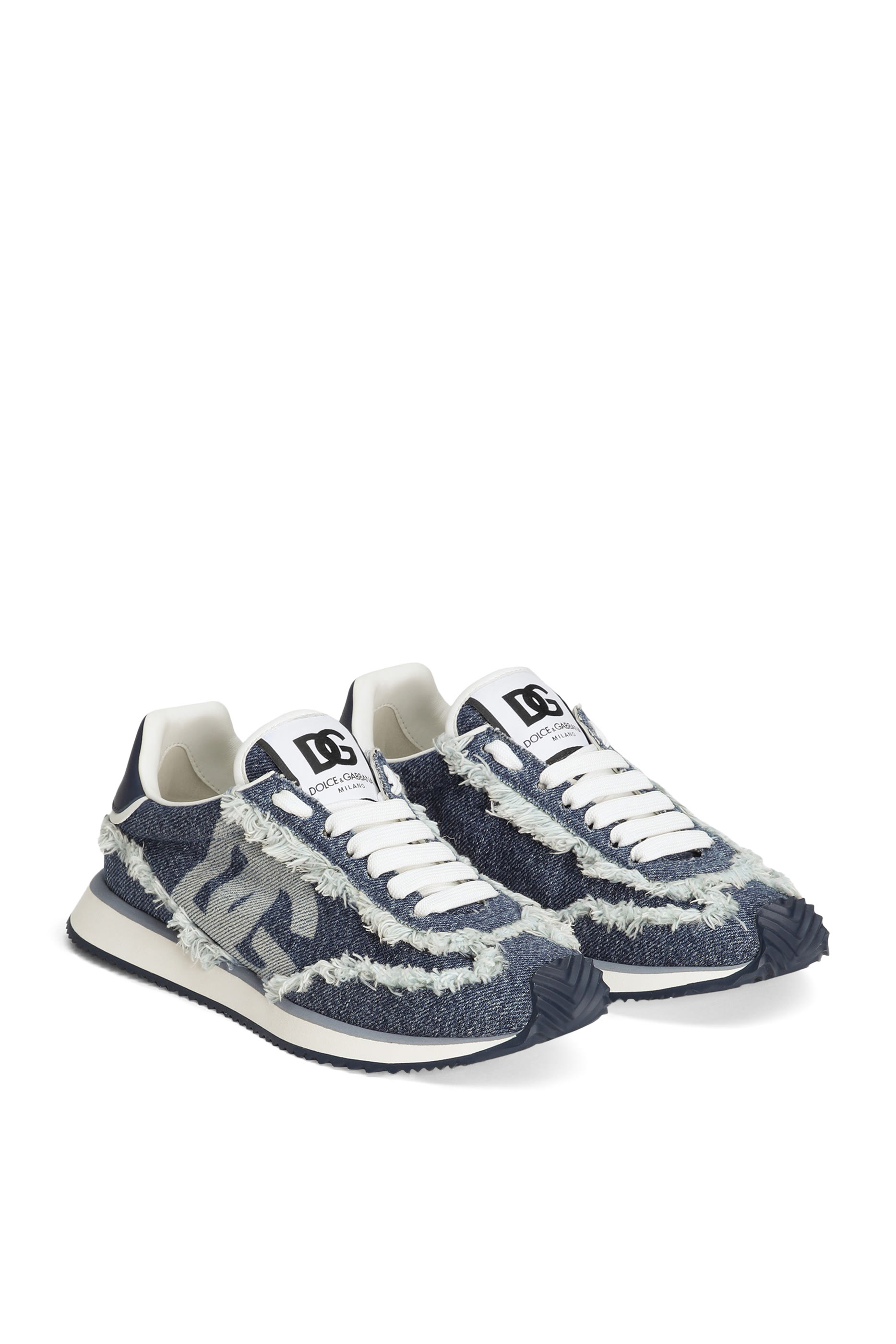 Mixed-Material DG Cushion Sneakers