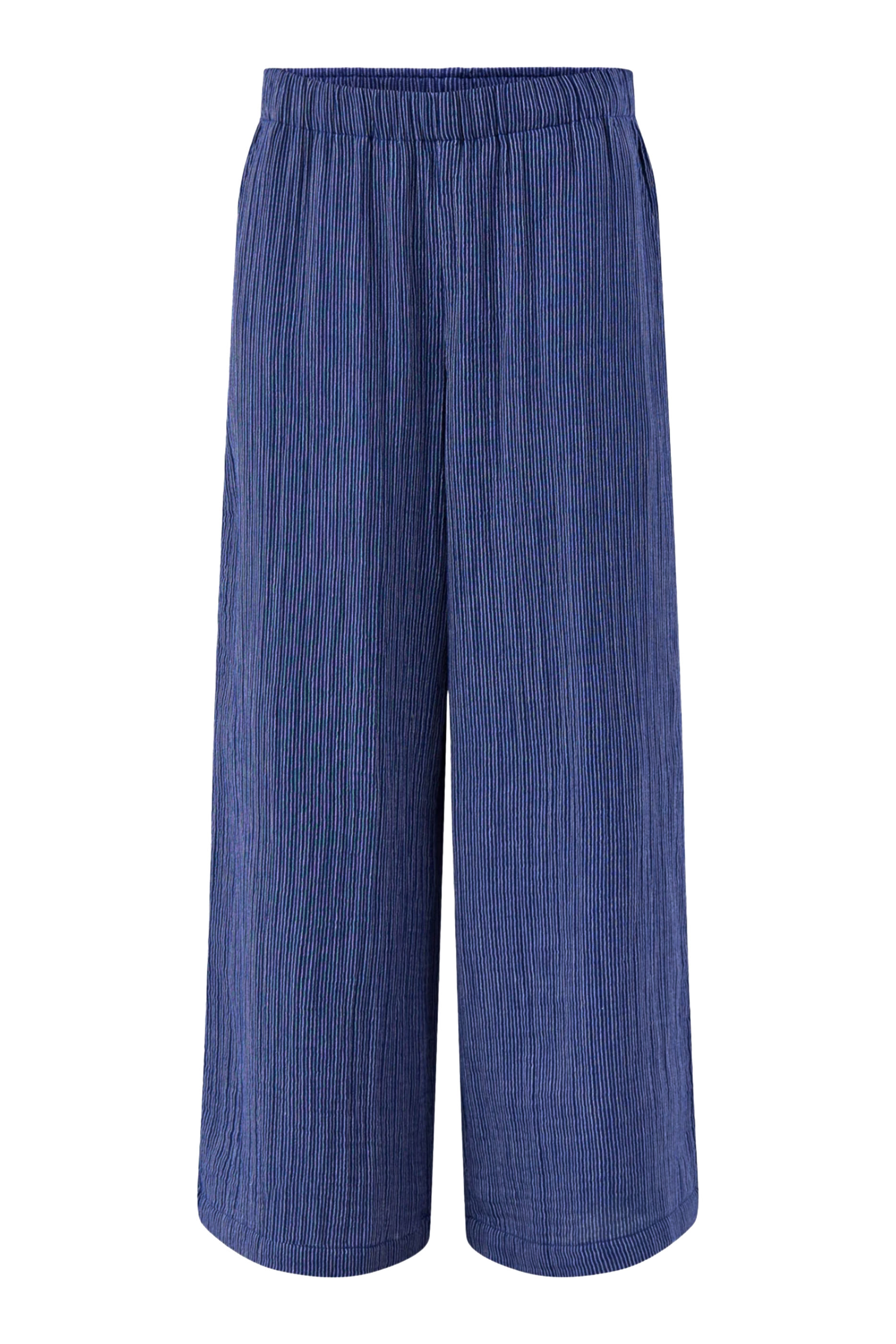 Striped Wide-Leg Pants
