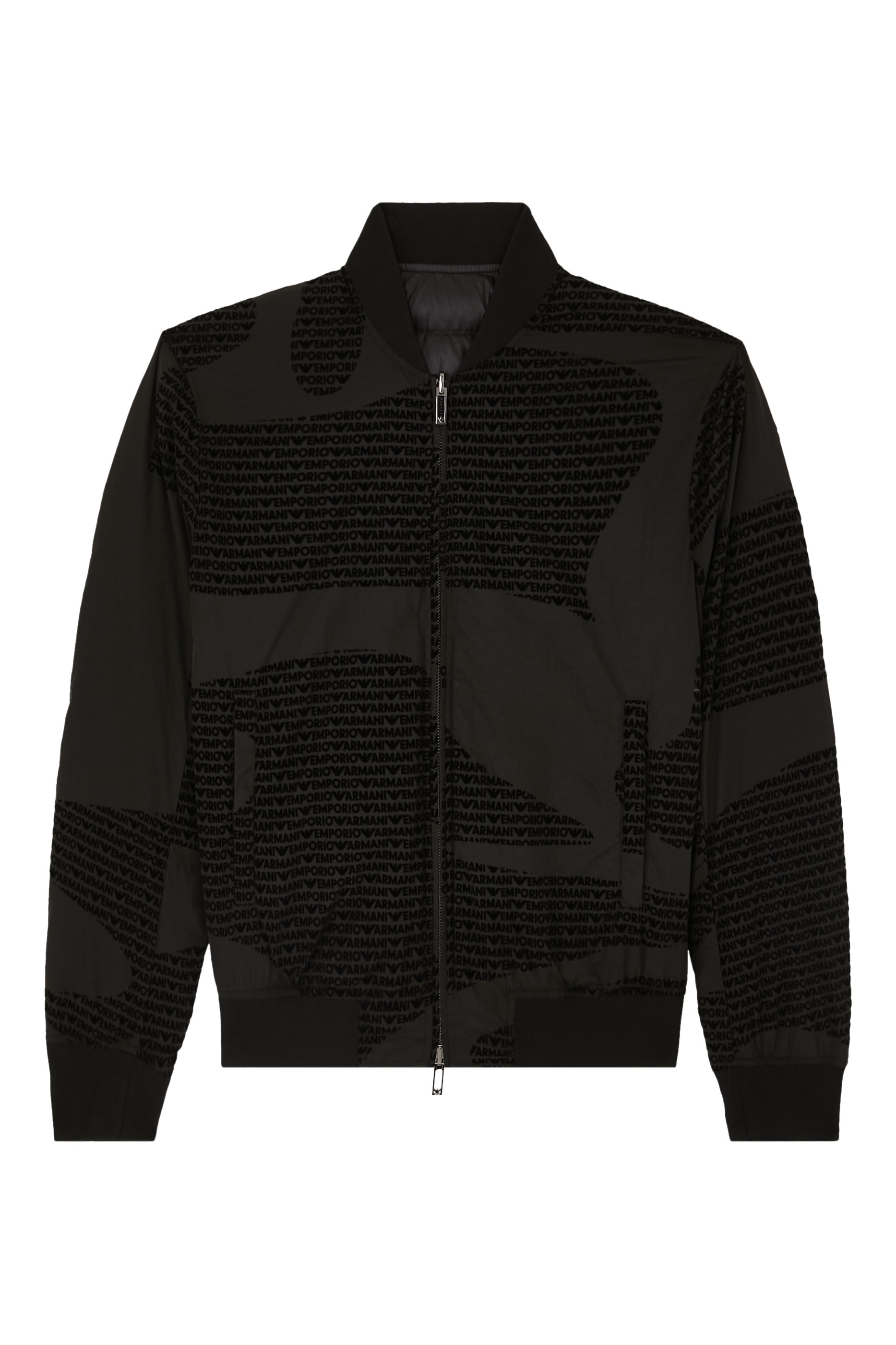 Logo Embroidered Nylon Bomber