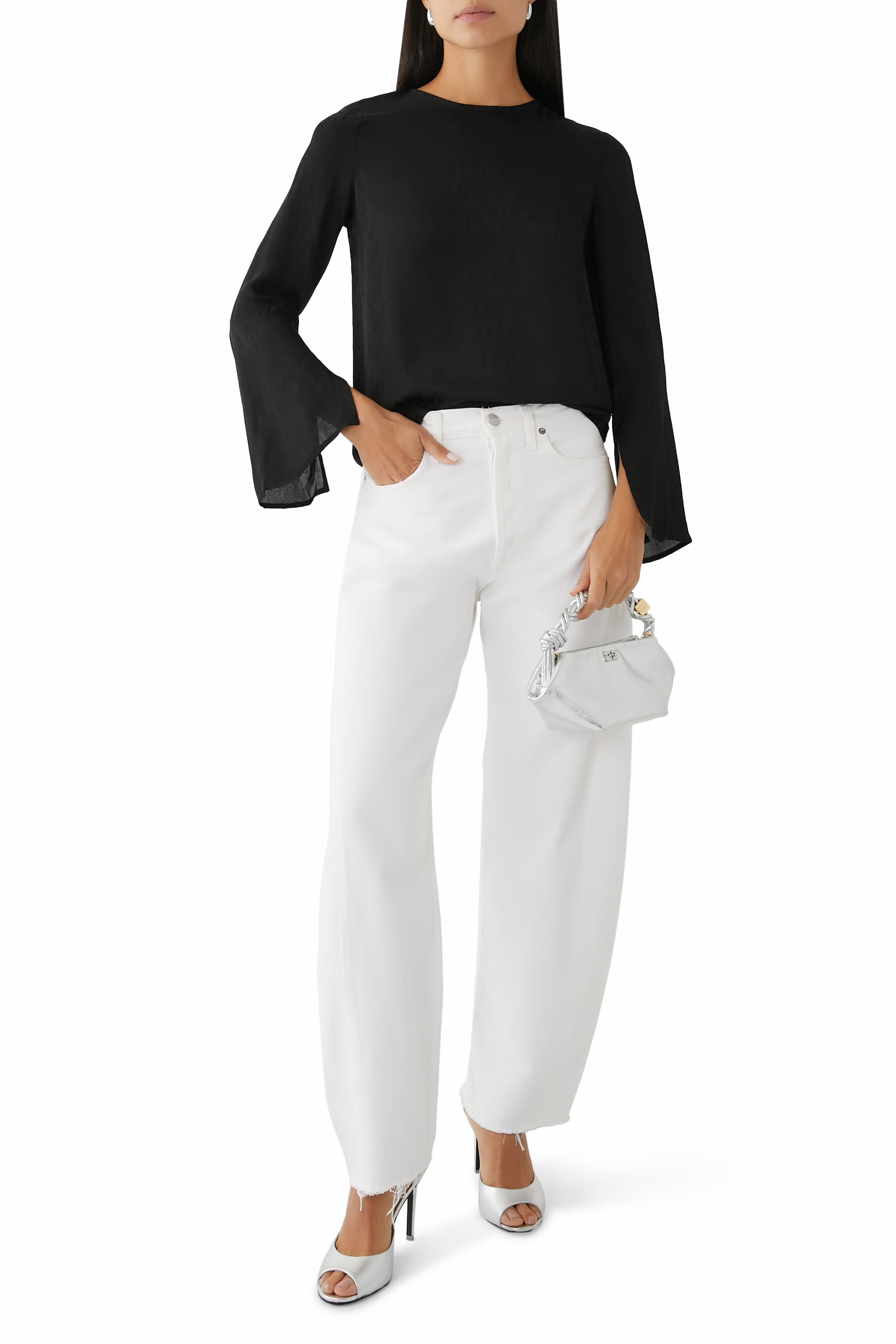 All-Over Logo Long Sleeves Top