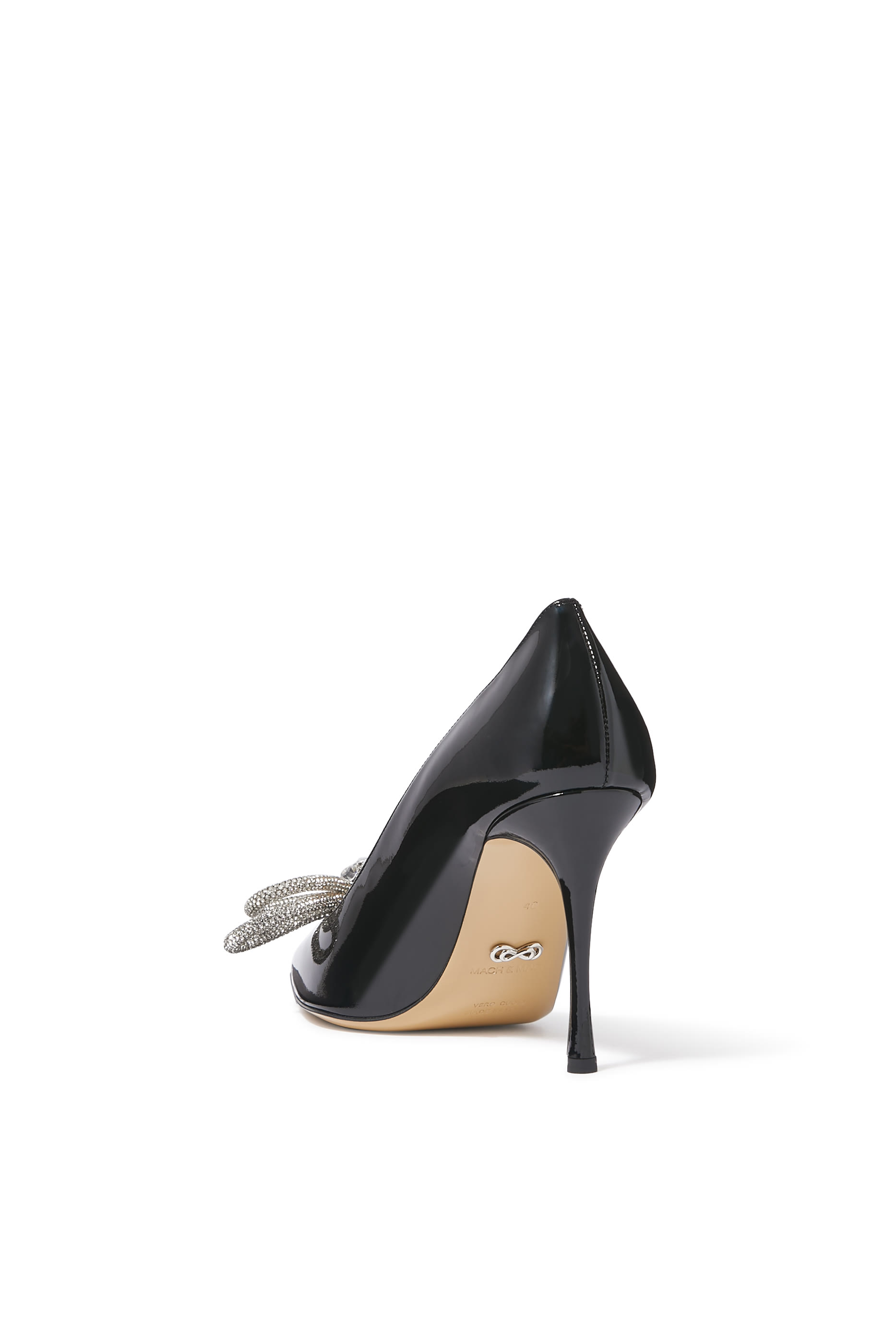 Double Bow 95 Patent Pumps