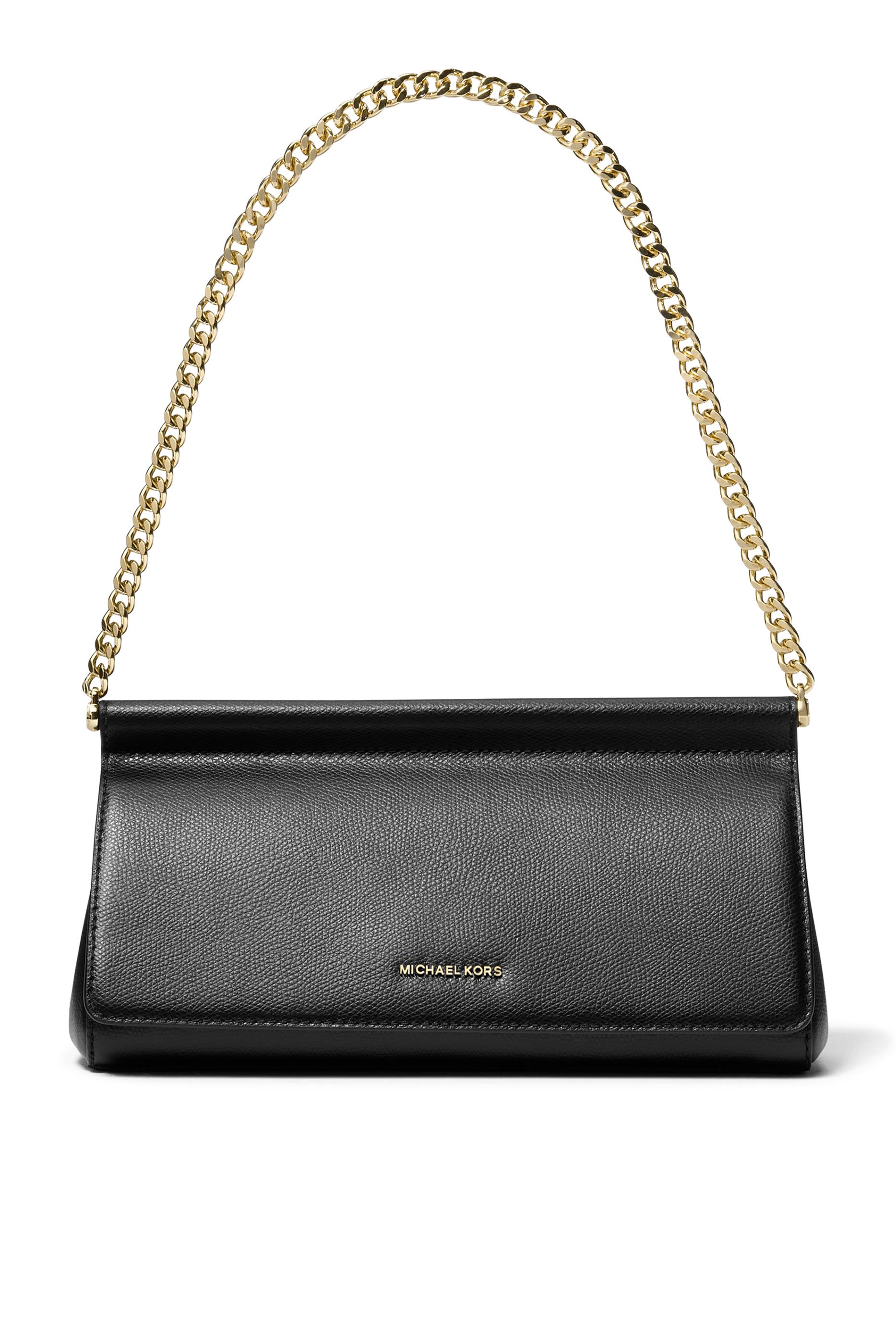 Carmine Medium Pebbled Leather Pochette