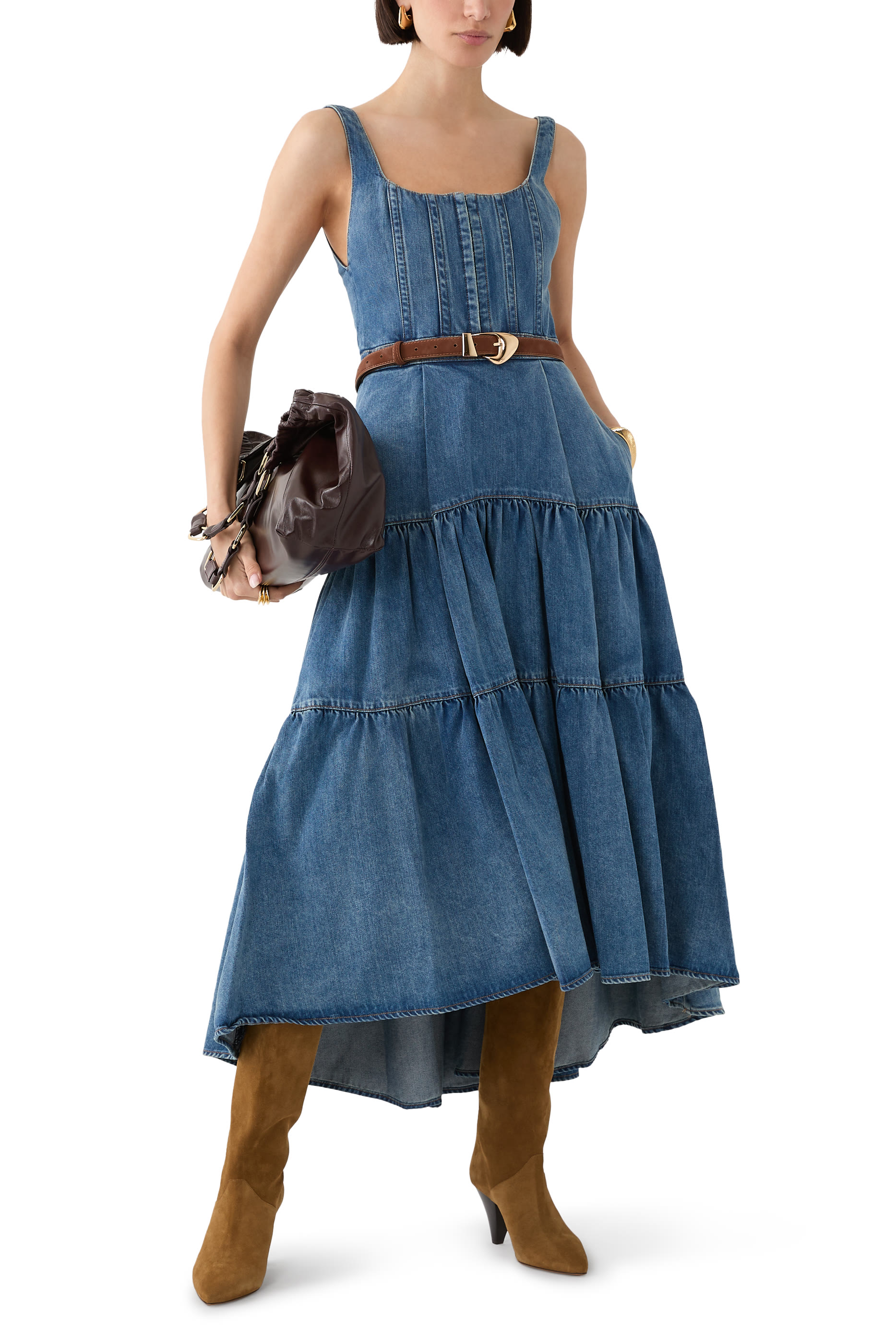 Diana Structured Midi Dress